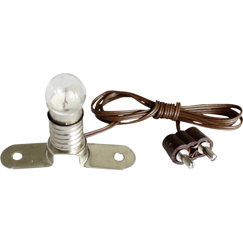Kahlert Licht Krippen-Zubehör Kahlert Licht 60895 Beleuchtung Glühlampe mit Metallsteg Klar E10 3.5