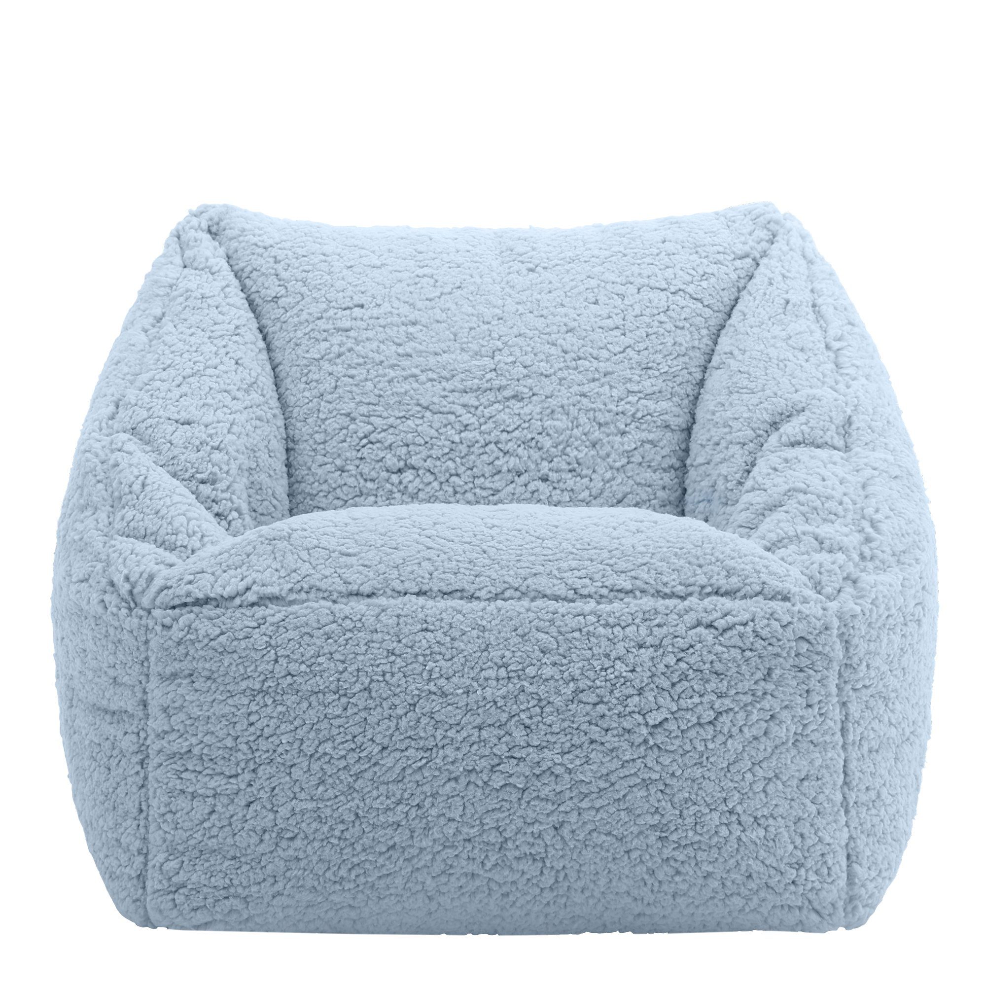 „Teddybär“ Flauschig Sitzsack Sitzsack für hellblau Kinder icon