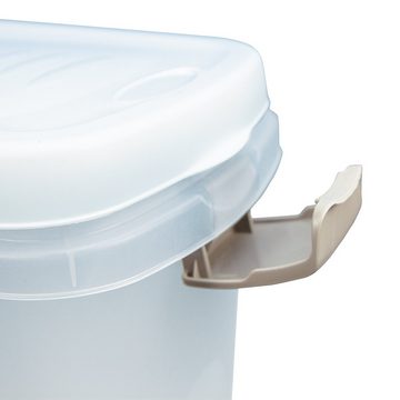 TRIXIE Futterbehälter Futtertonne transparent für Hunde, Kunststoff, (1-tlg), bis 10 kg