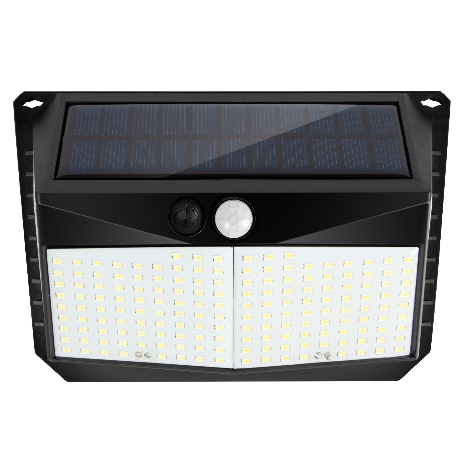 SunJas LED Solarleuchte LTBGD228, IP65 Gartenlampe pcs Außenleuchte Außen-Wandleuchte LED, 228 Solarstrahler