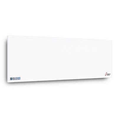 STEINFELD Heizsysteme Infrarotheizung, Alu Weiß, 550-1100Watt, Inklusive Thermostat
