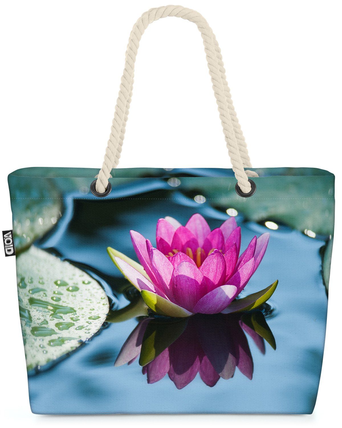 (1-tlg), Asien Seerose wasser garten VOID blume Pink rose blüte Teich teichrose see Strandtasche