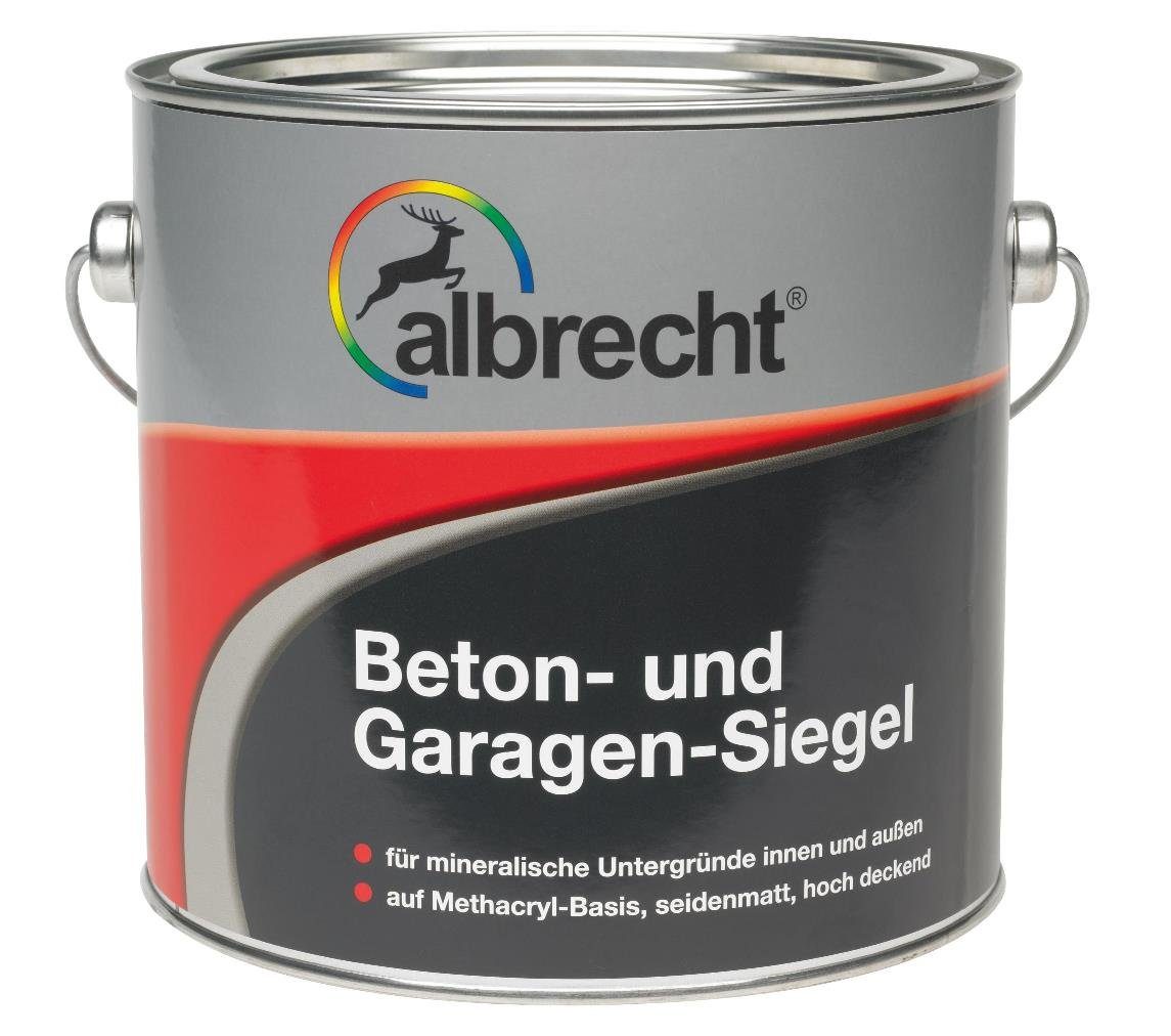 Albrecht Zementfarbe Albrecht Beton- und Garagen-Siegel 2,5 L RAL 7032 | Bodenbeschichtungen