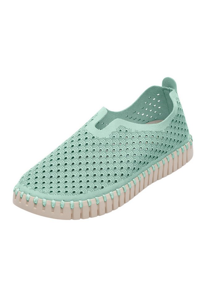Ilse Jacobsen TULIP3275 Sneaker Plateausohle, atmungsaktive Mikrofaser, hoher Tragekomfort