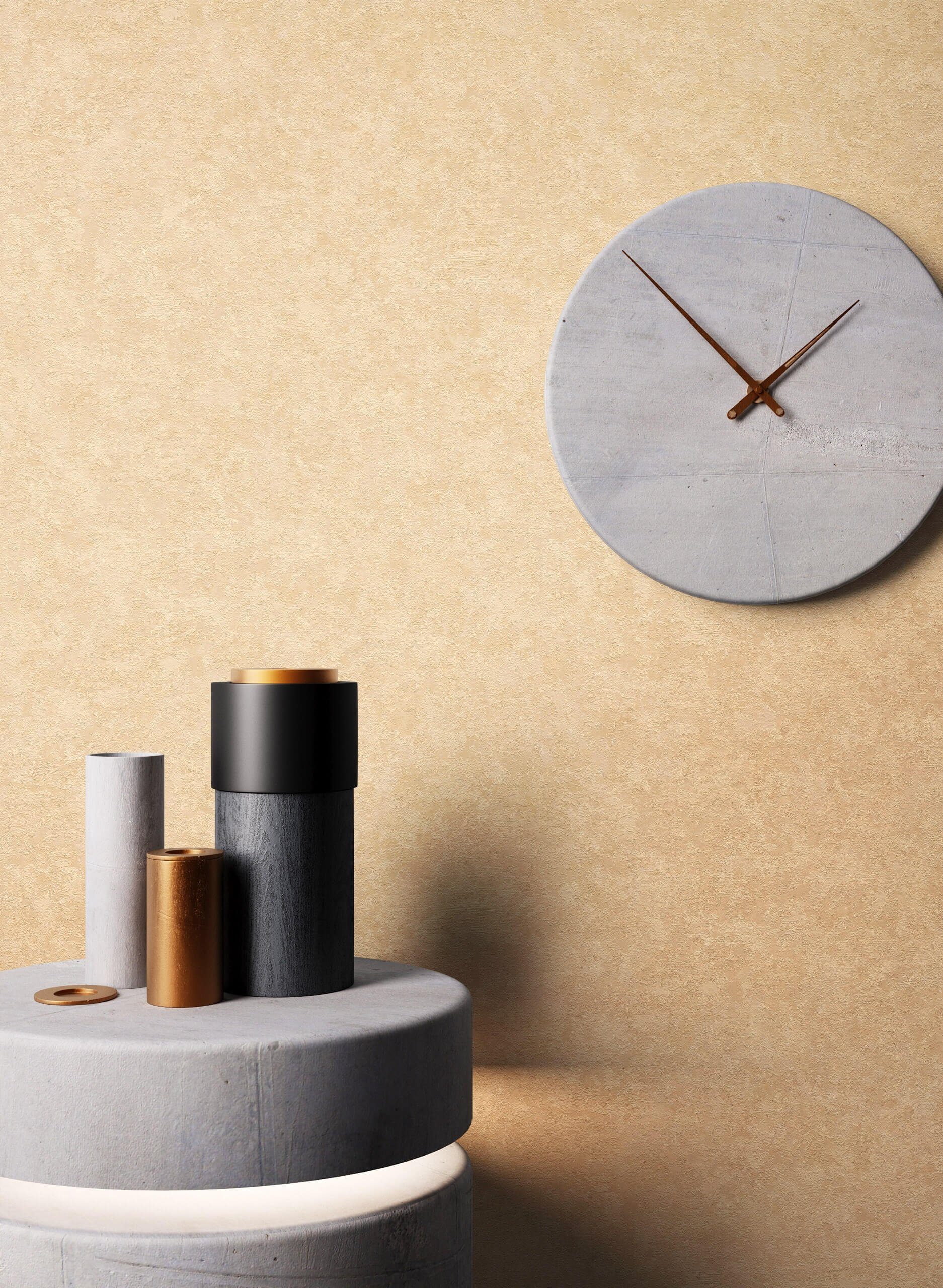 Newroom Vliestapete, Braun Tapete Industrial Beton günstig online kaufen