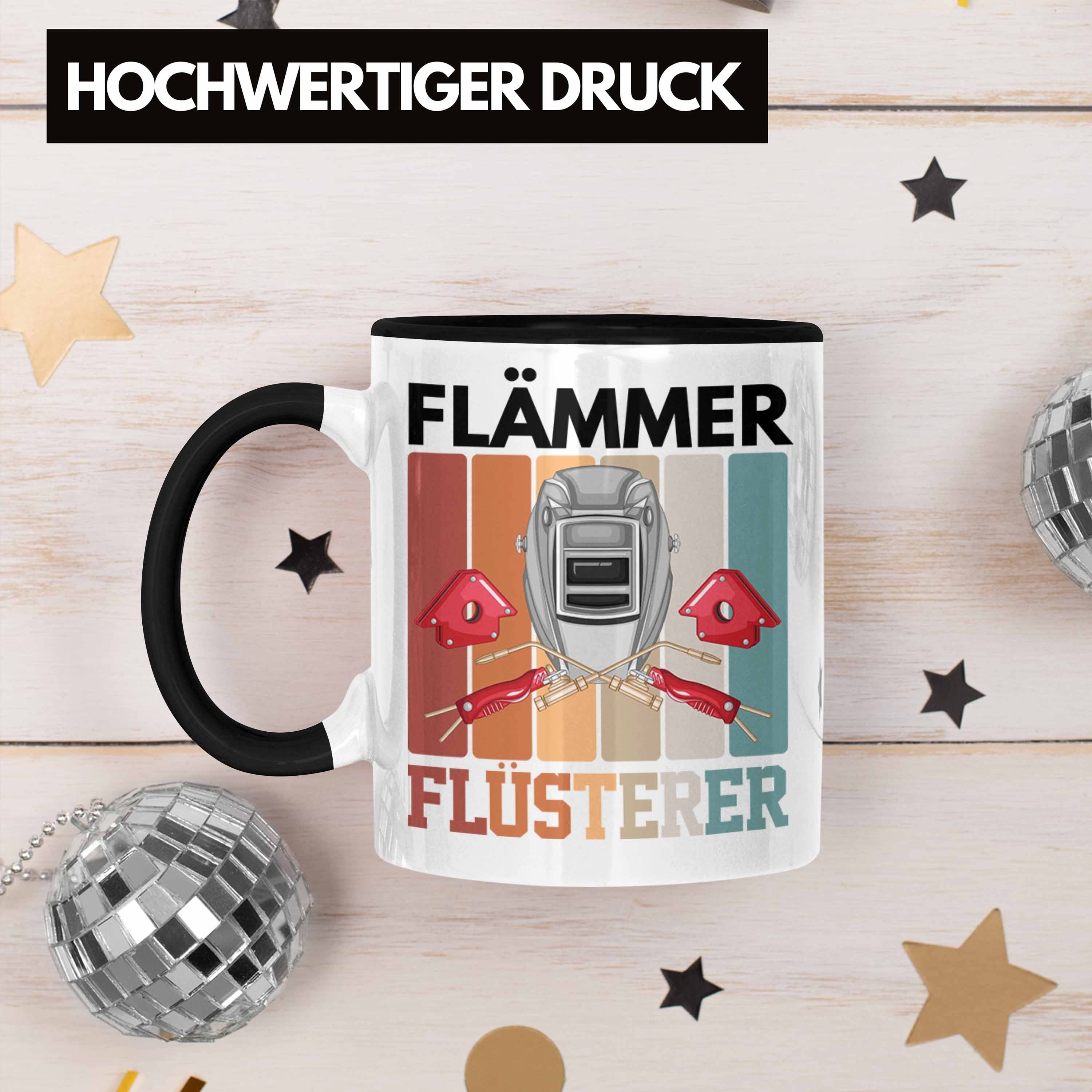 Schweißer - Flämmer Geschenk Trendation Schlosser Flüsterer Lust Schwarz Tasse Trendation Tasse