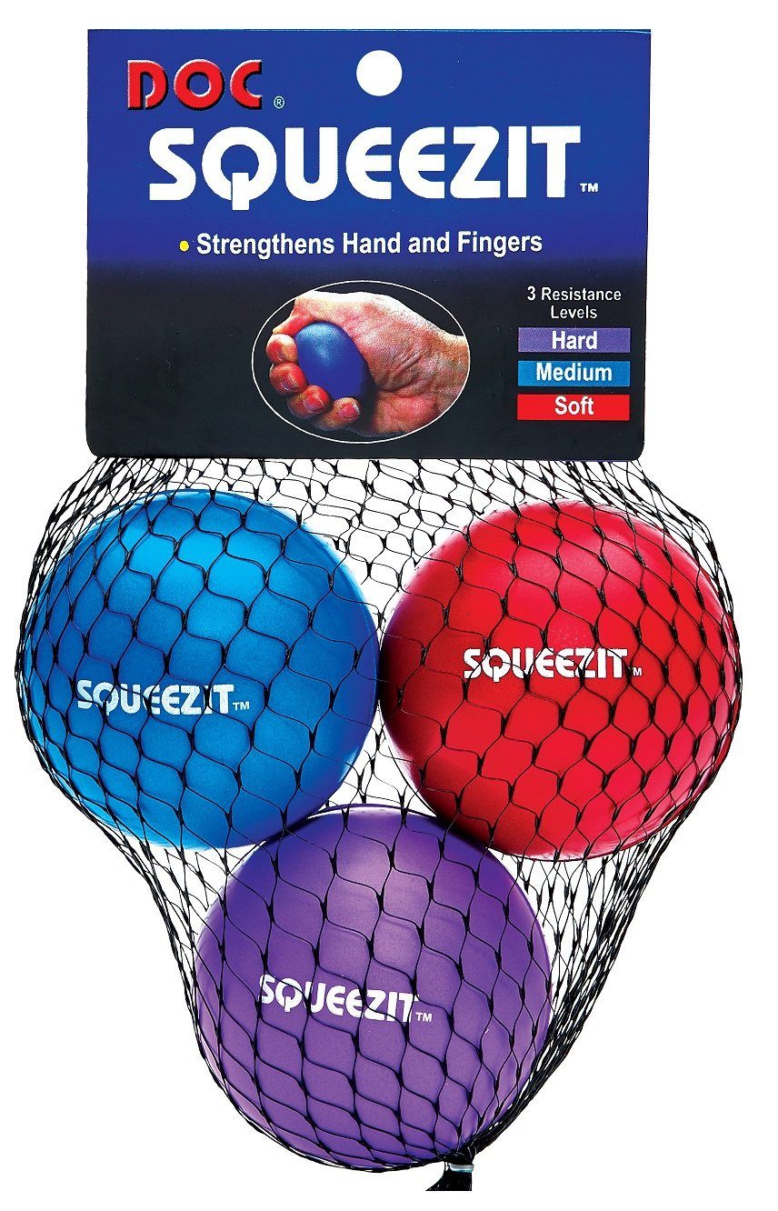 Trainingshilfe Squeeze It (für Hand- und Fingertraining) 3er Pack
