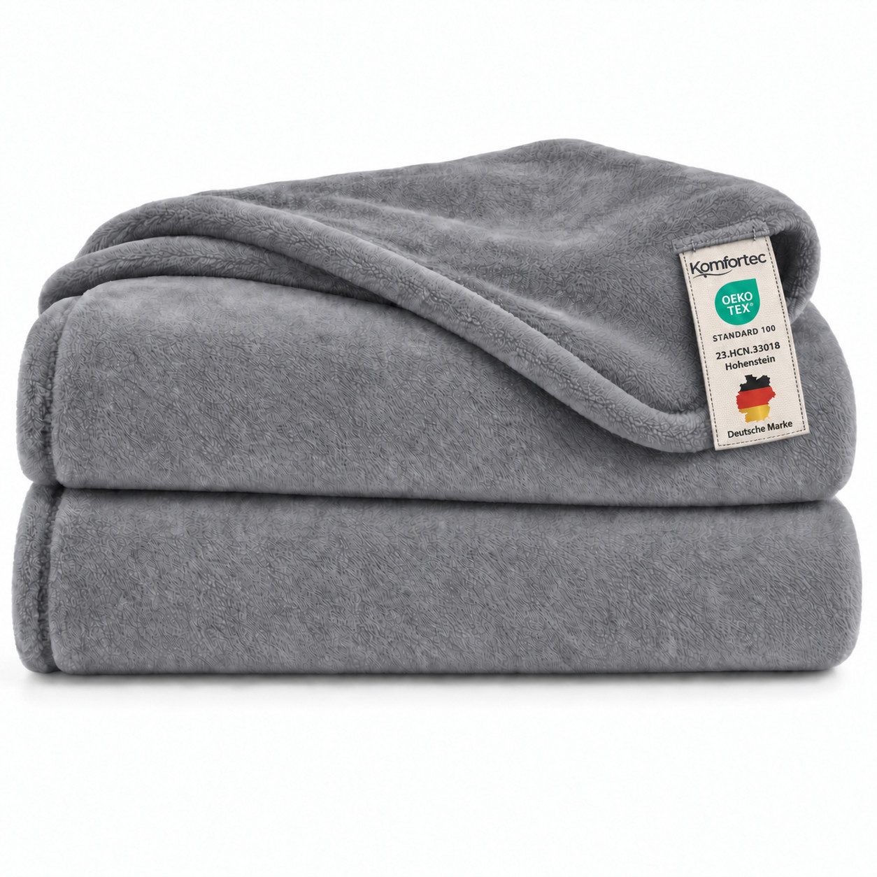 Wohndecke Flauschige Kuscheldecke, Oeko-TEX Zertifiziert, Komfortec, Super Weiche Fleecedecke