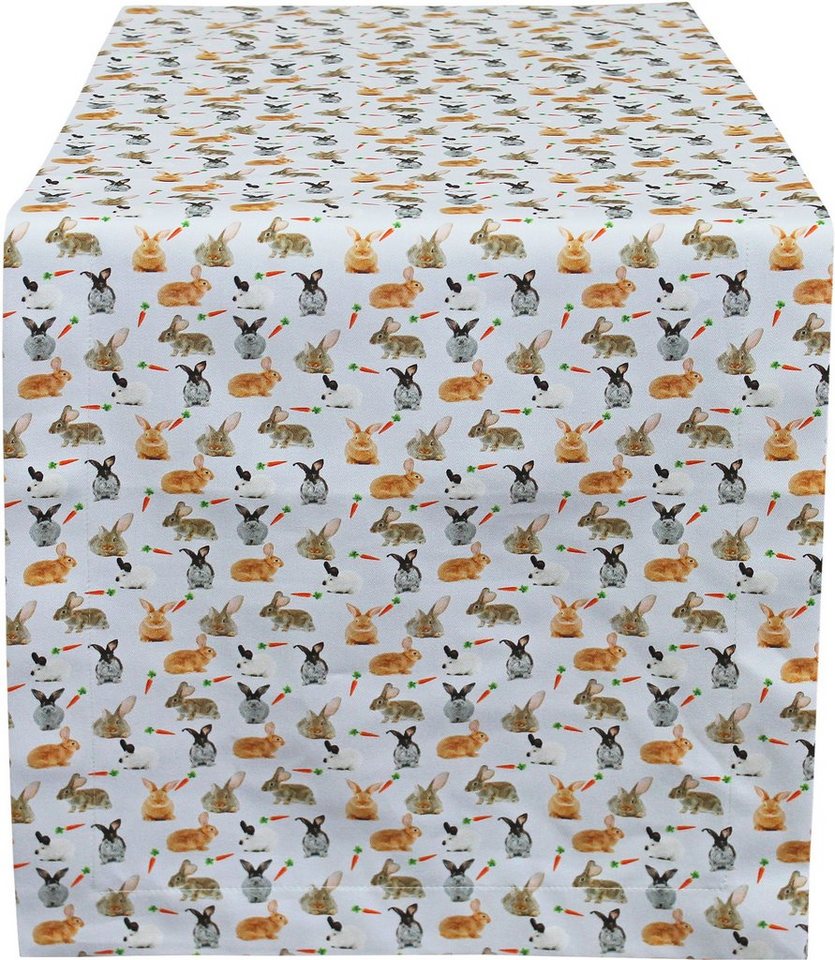 HOSSNER - HOMECOLLECTION Tischläufer 32657 Rabbits (1-tlg)