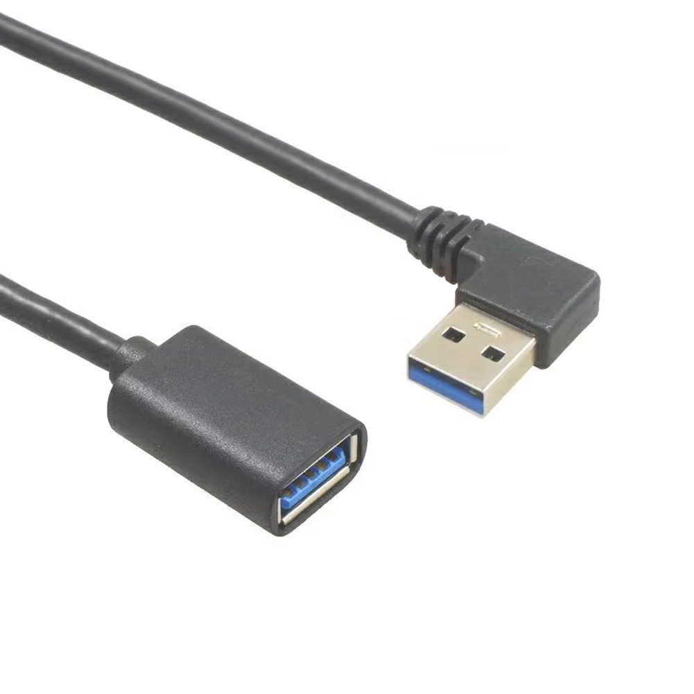 Bolwins G46 USB 2.0 Adapter Kabel Verlängerungskabel 90° nach oben  abgewinkelt Computer-Kabel