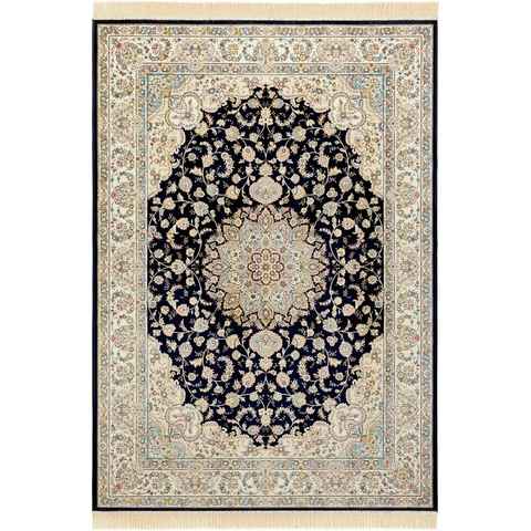 Teppich Antik Nain, NOURISTAN, rechteckig, Höhe: 5 mm, Orientalisch mit Fransen, Orient, Wohnzimmer, Schlafzimmer, Esszimmer