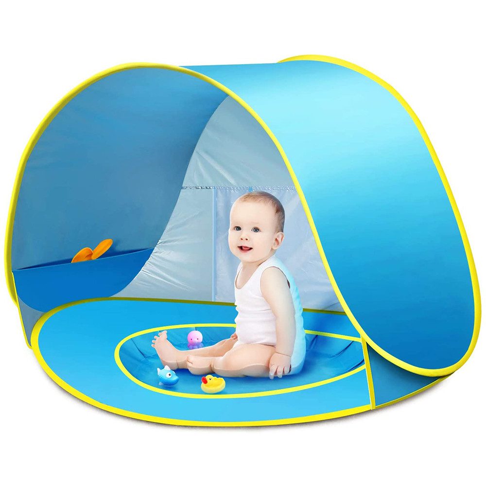 Strandmuschel Baby Strandmuschel Pop up Wasserdicht Strandzelt Kinder Sonnenschutz
