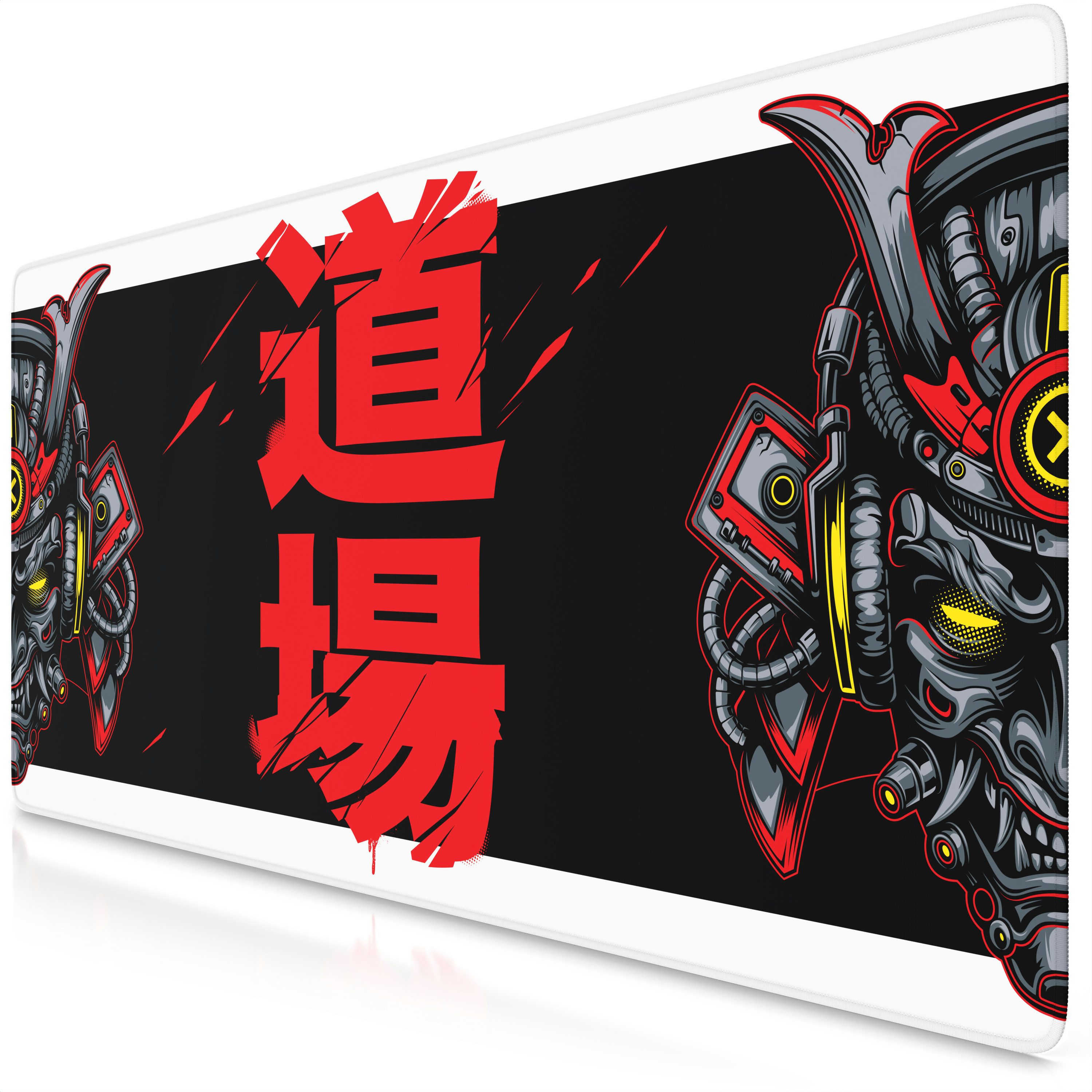 Titanwolf Gaming Mauspad XXL Mauspad 900x400, Dojo Japan-Motiv Anime, Schreibtischunterlage (1-St), rutschfeste Rückseite, Geschwindigkeit & Präzision, wasserabweisend
