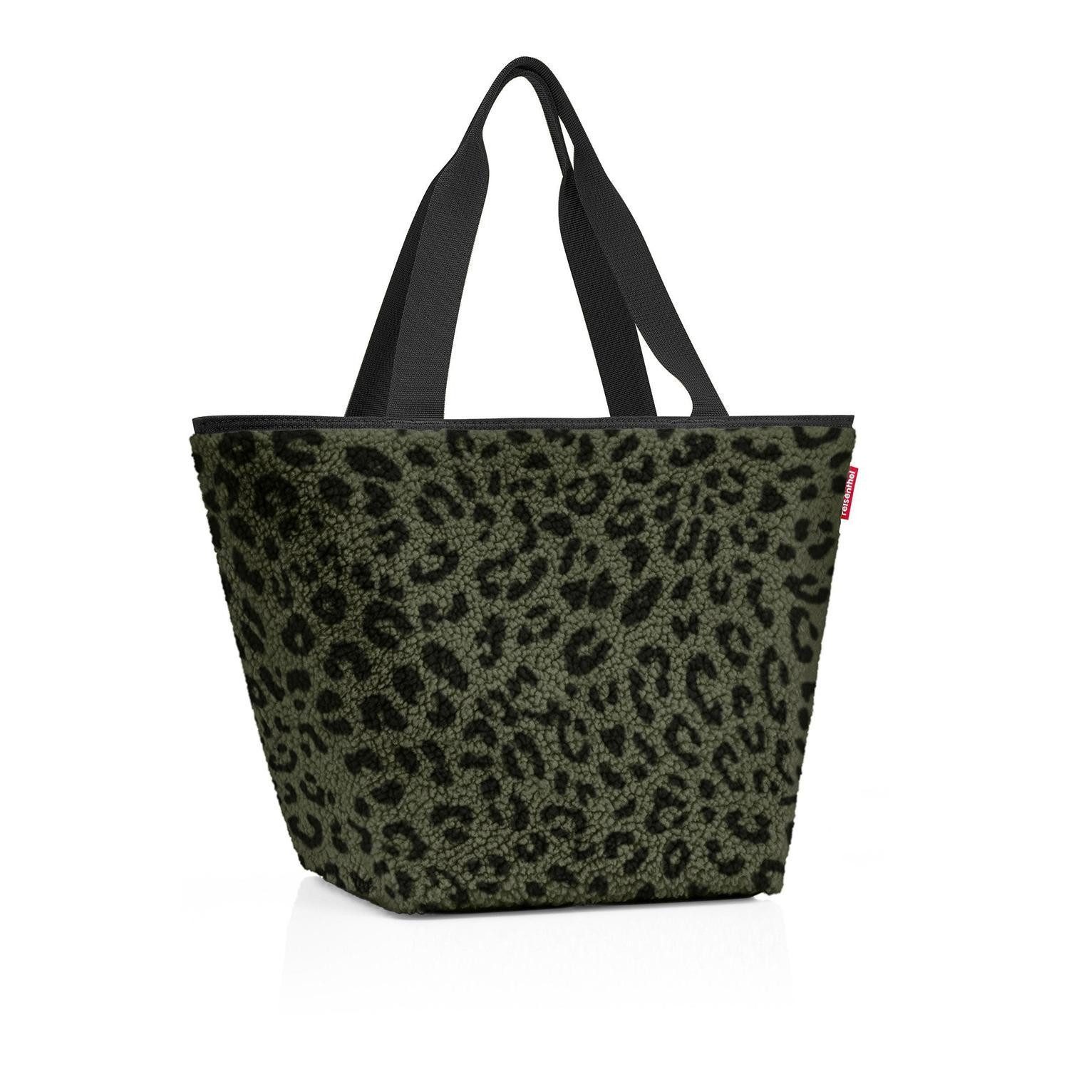 REISENTHEL® Tragetasche SHOPPER M, 15 Liter, Olivgrün, Schwarz, Polyester, Wasserabweisend