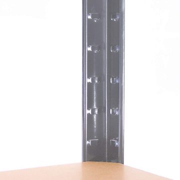 G-Rack Schwerlastregal Schwerlastregal, 5 Fächer, Metall, 150x75x30cm, Blau 1 Regal
