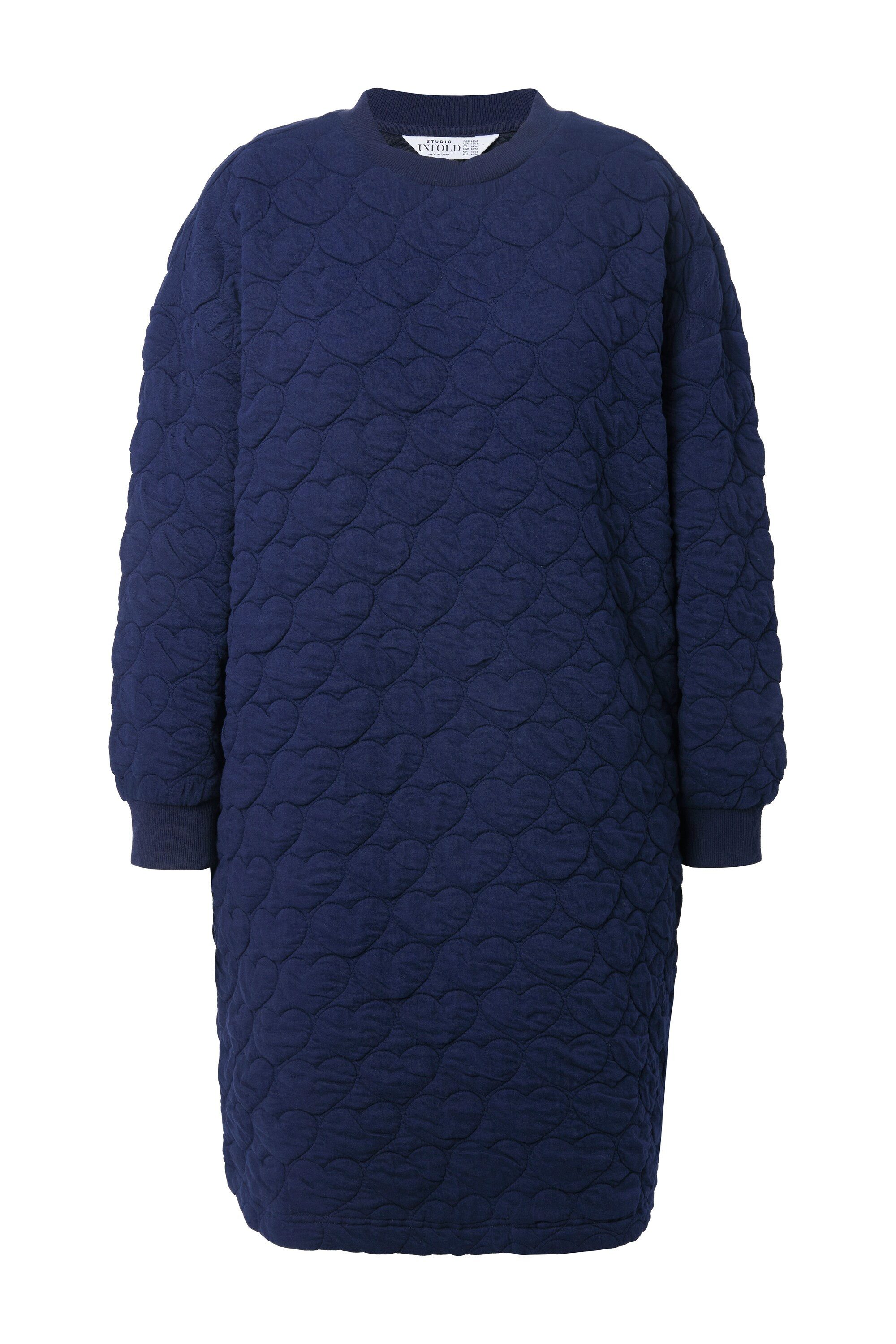 Studio Untold Minikleid Sweat-Minikleid oversized HEART-Stepp günstig online kaufen