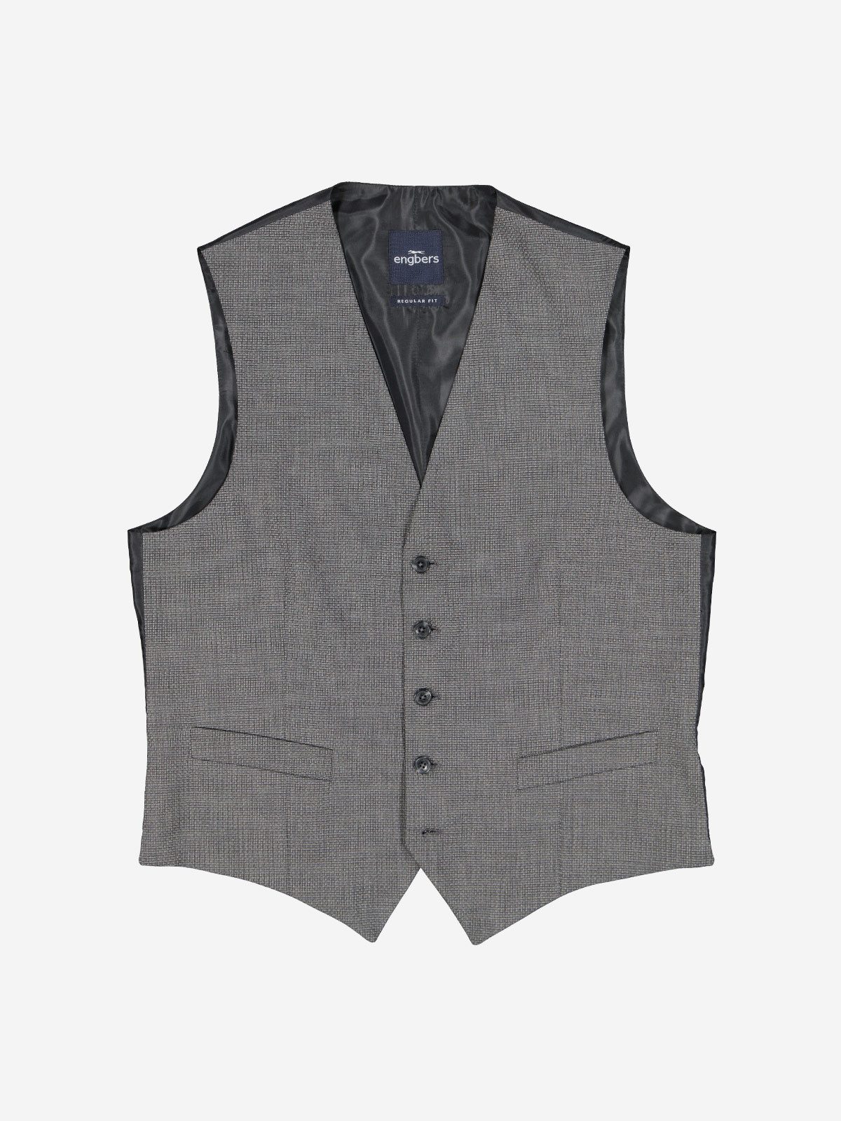Engbers Anzugweste Herren Anzugsweste, Grau