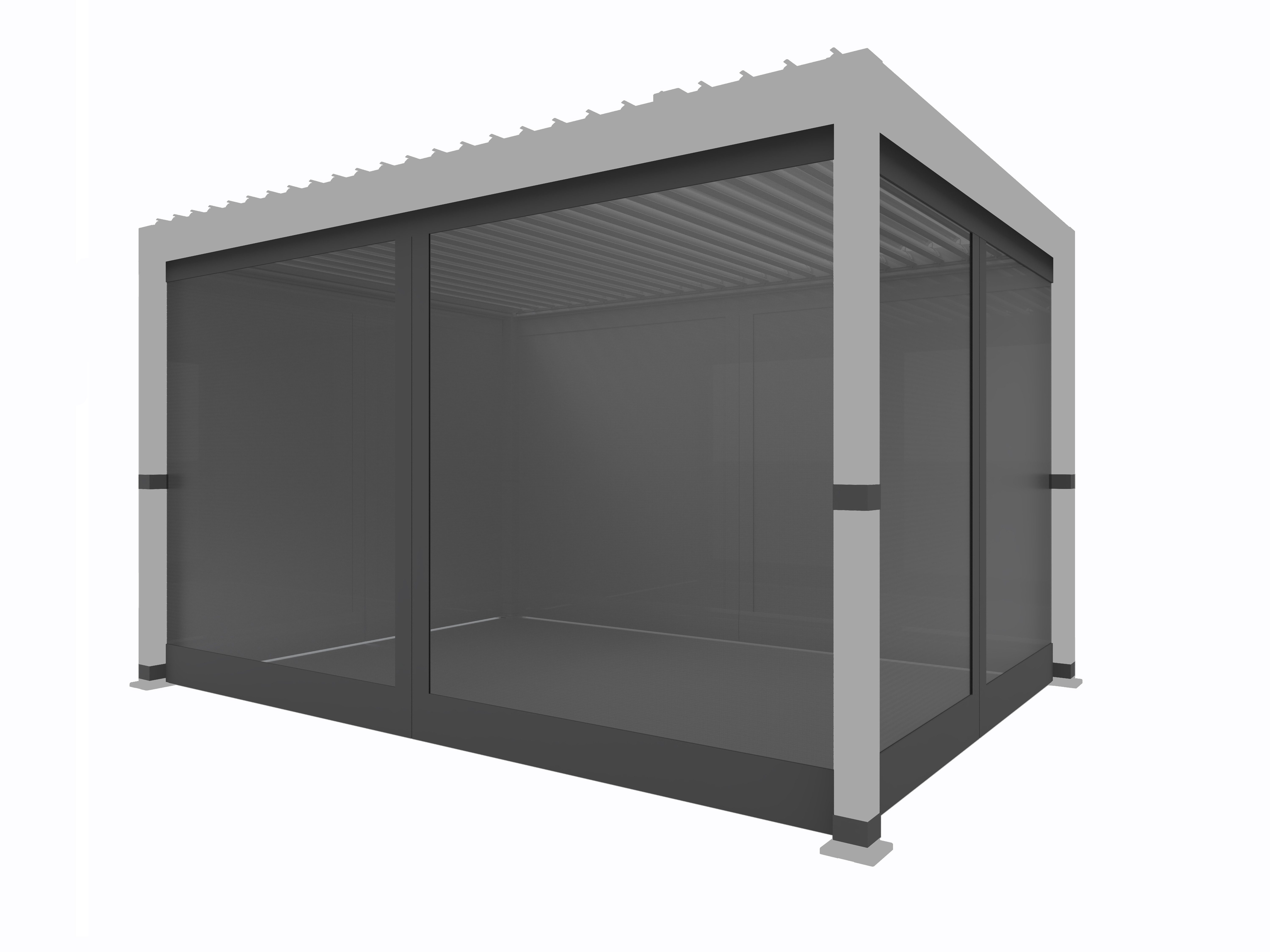 KONIFERA Pavillonseitenteil Insektenschutz, Alhambra, für Pavillon Alhambra 300x400 cm