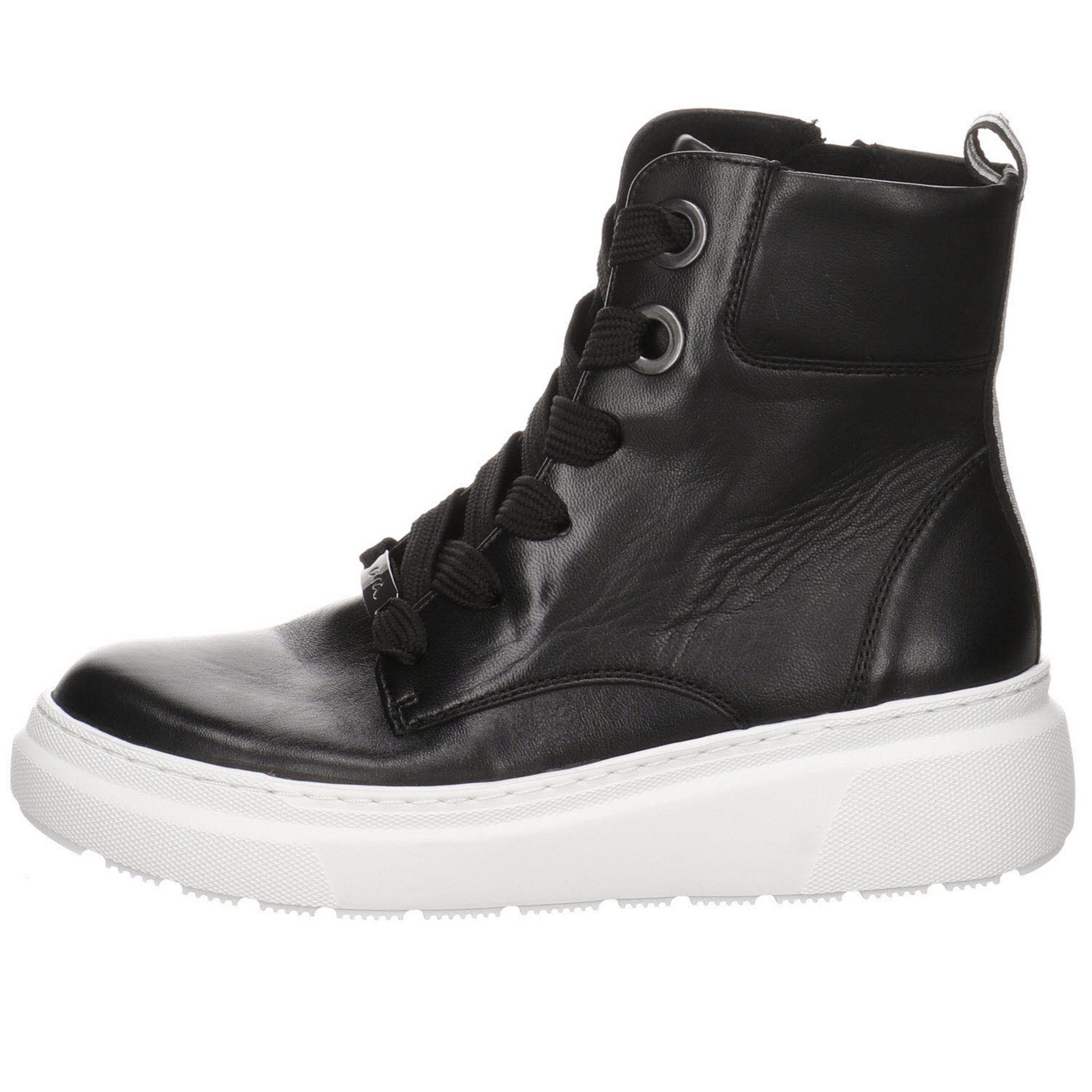 Schuhe Stiefeletten Ara Lausanne-Highsoft Textil dunkel Schnürstiefelette Damen schwarz