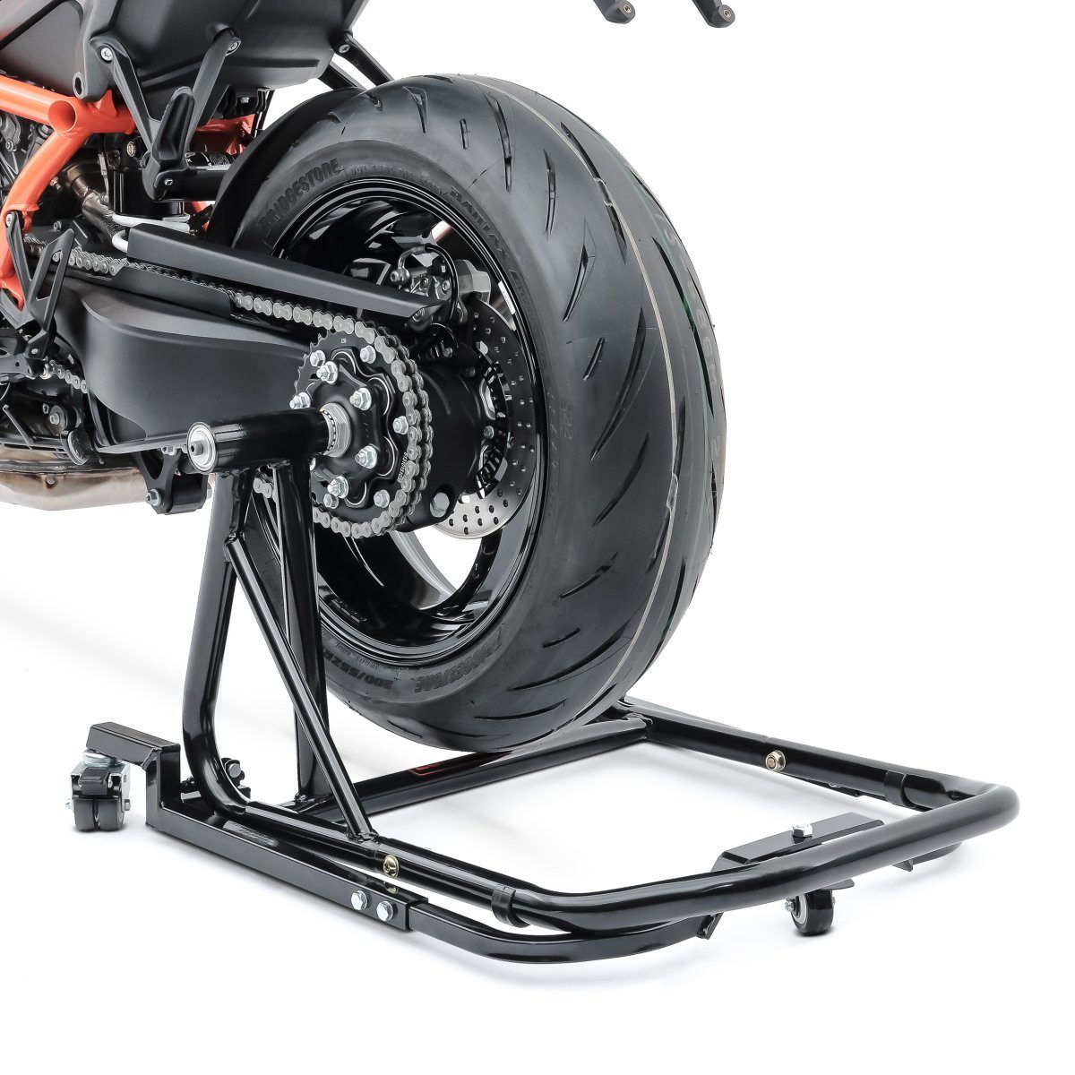 ConStands Motorradheber Einarm Montageständer Set für KTM 1390 Super Duke R / EVO 24-26 Rangie