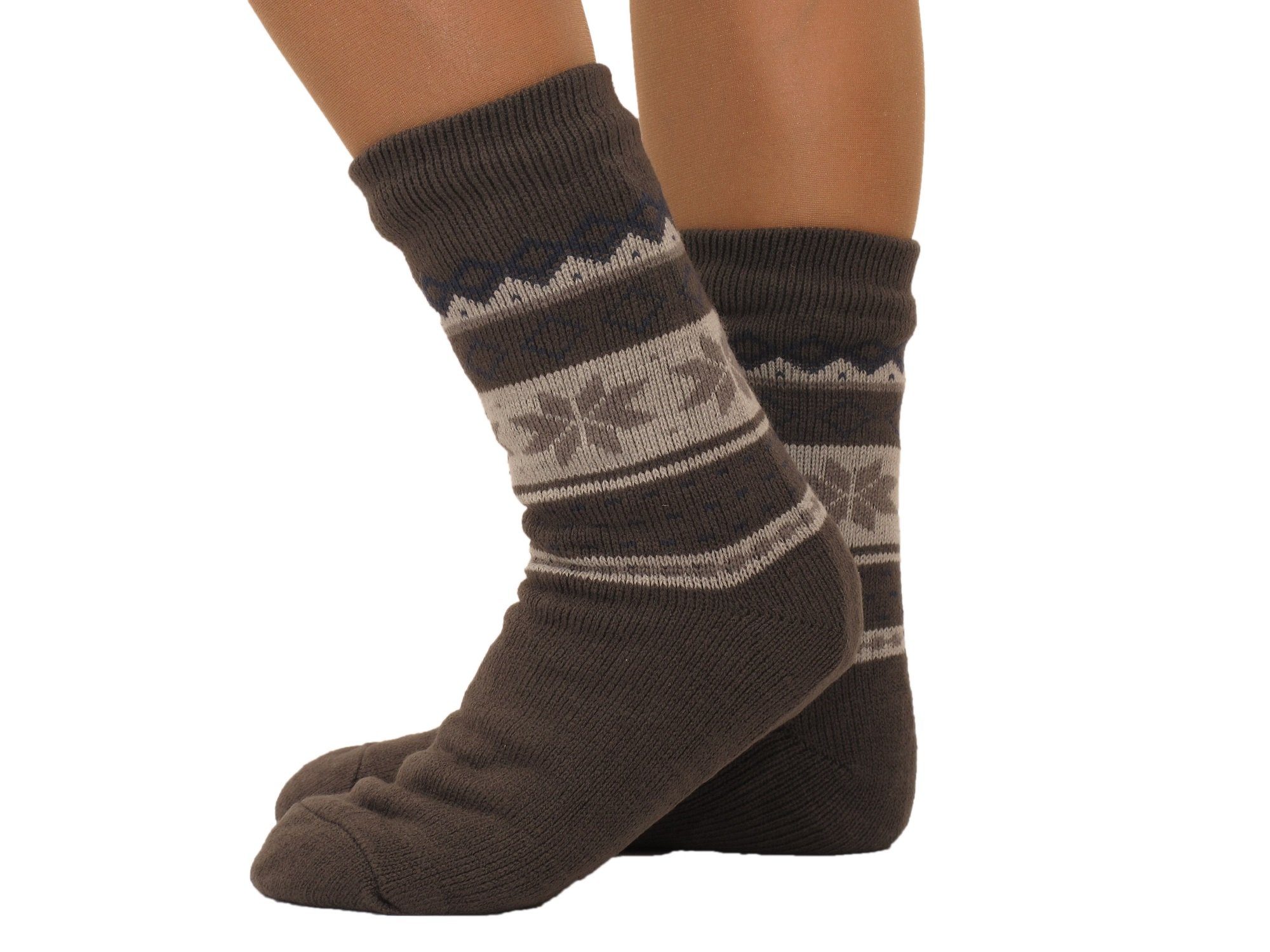 Markenwarenshop-Style Haussocken Herren Hüttensocken Hüttenschuhe Hausschuhe ABS Teddy Gr.42-47 Farbe: