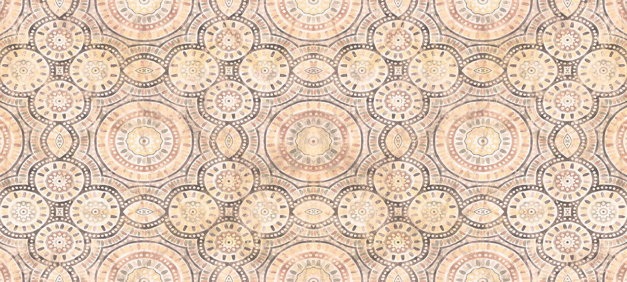 Architects Paper Fototapete Atelier 47 Watercolour Ornament 1, glatt, ornamental, (6 St), Vlies, Wand, Schräge, Decke