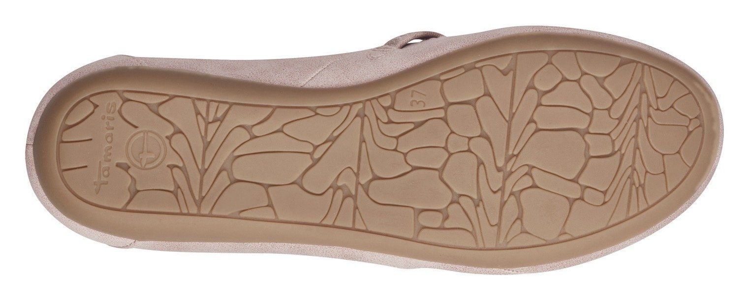Tamaris Caterina Ballerina Flats, Festtagsmode, Slipper mit Gummizugriemche günstig online kaufen