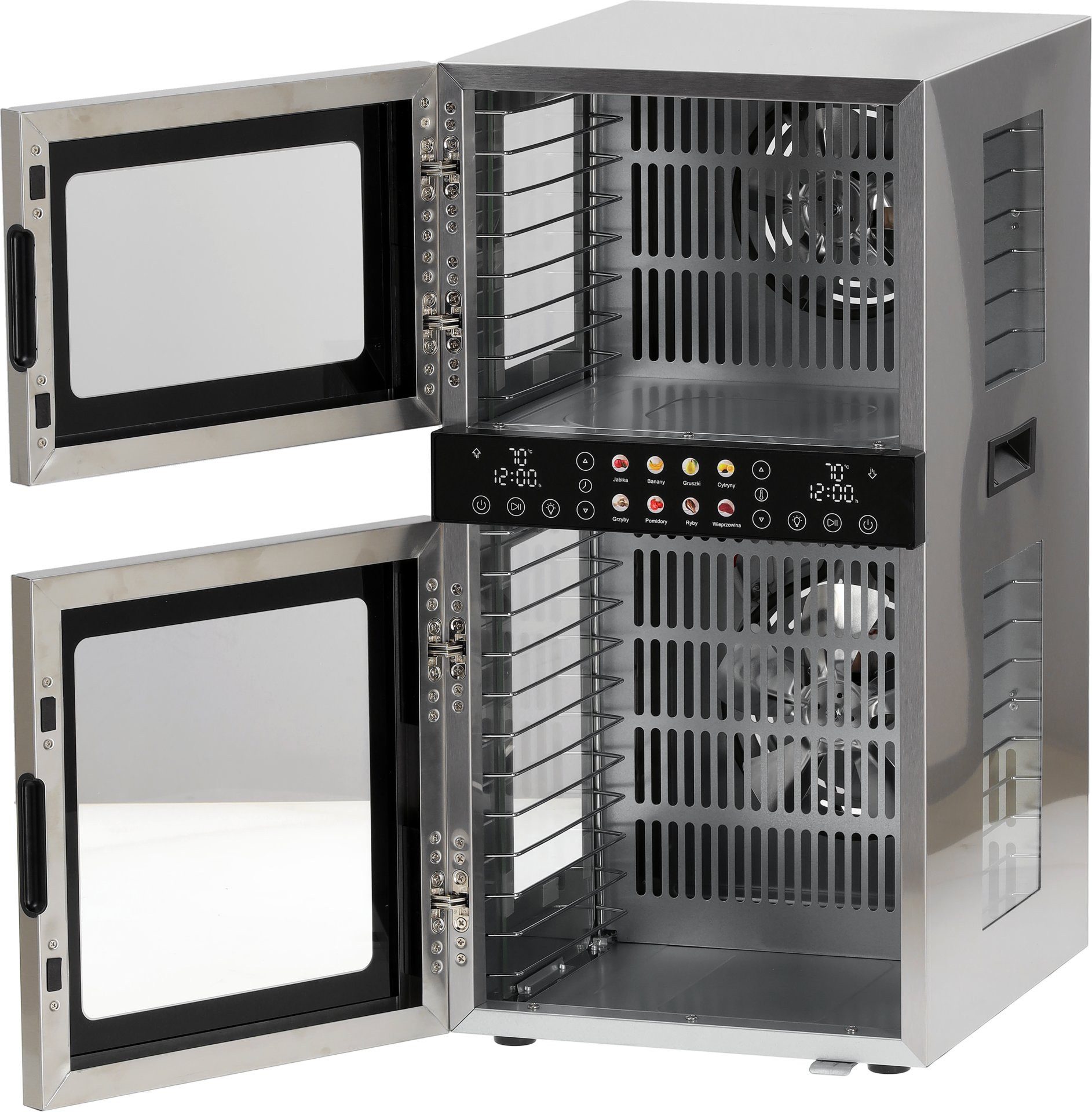 Yato Dörrautomat Gastro Lebensmitteltrockner mit 20 Edelstahl-Einschüben, 1500 W 1500 W, Gastro Lebensmitteltrockner mit 20 Edelstahl-Einschüben, 1500 W – Bild 5 von 5