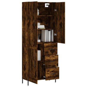 furnicato Sideboard Highboard Räuchereiche 69,5x34x180 cm Holzwerkstoff