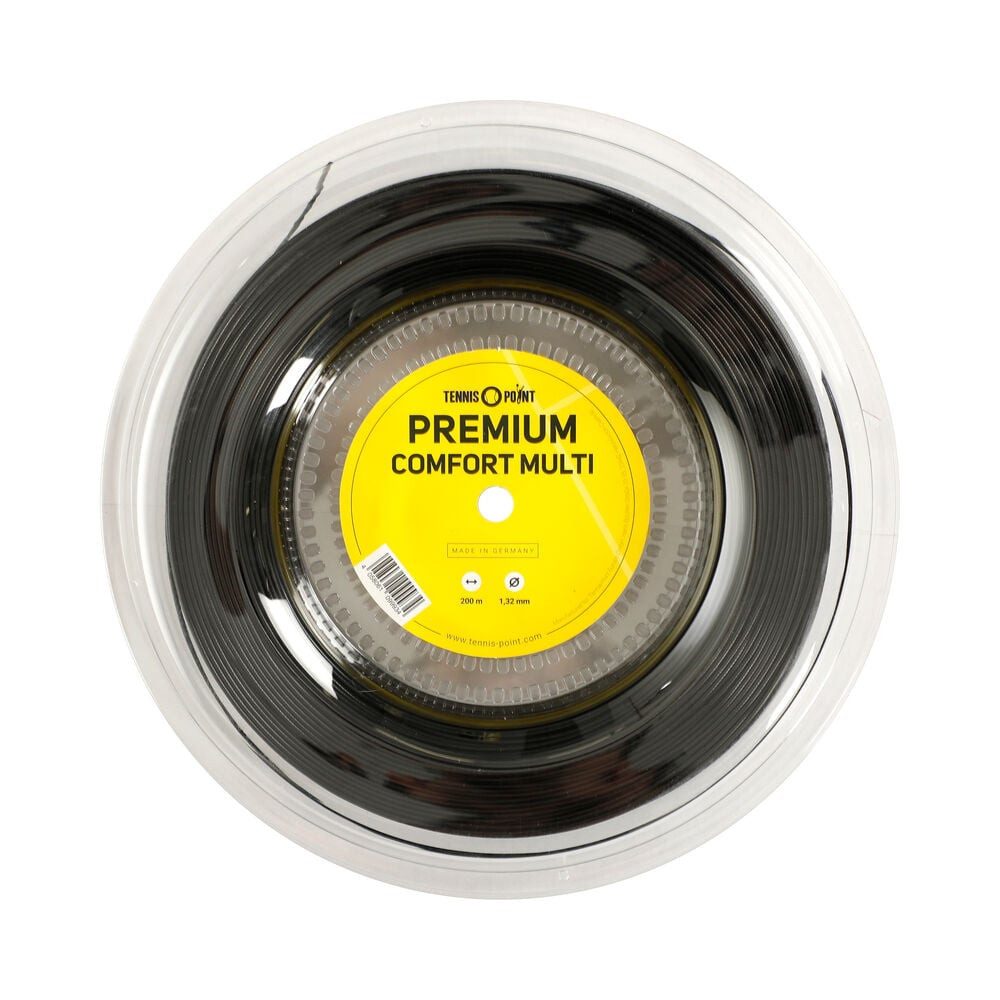Tennissaite Premium Comfort Multi 200m black
