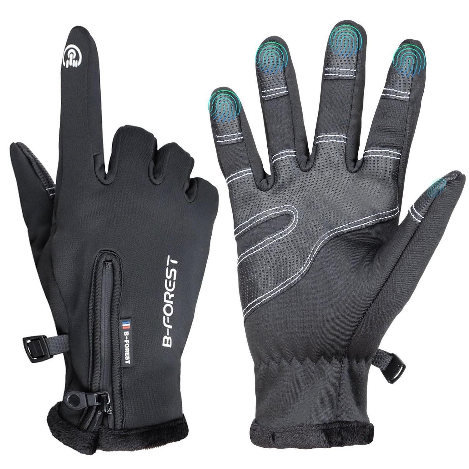 LuxusKollektion Thermohandschuhe Thermohandschuhe Touchscreen Schwarz XL (1-St)