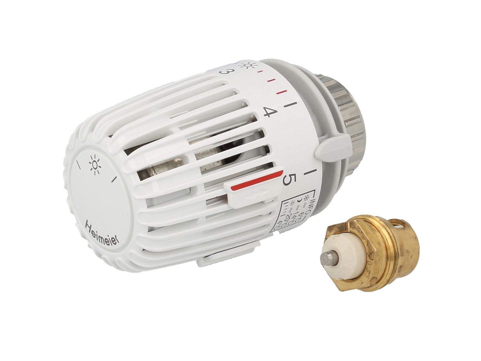 Heizkörperthermostat Thermostatkopf - Set Retro S DN15