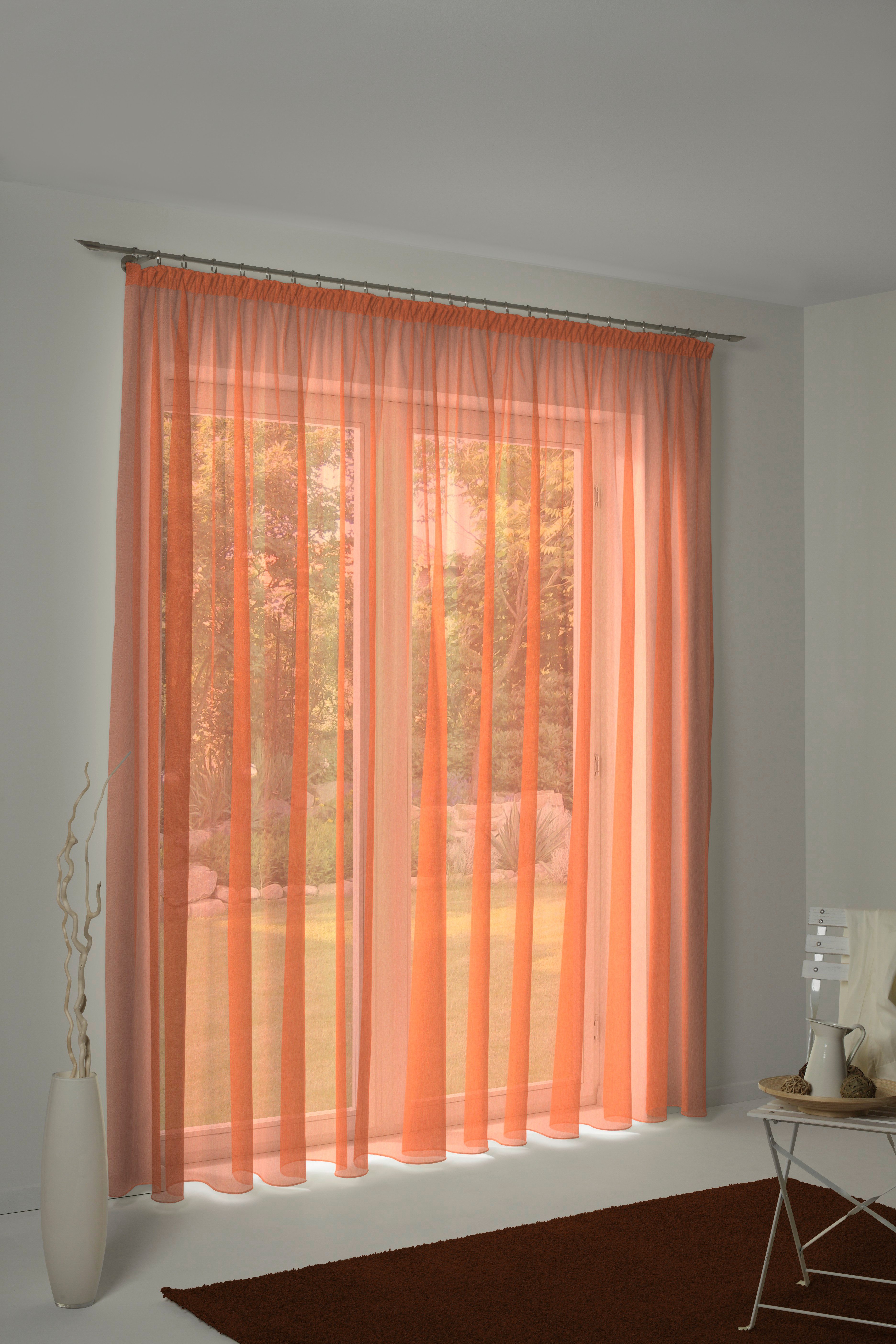 Wirth Vorhang LORCA (1 St), Kräuselband, halbtransparent