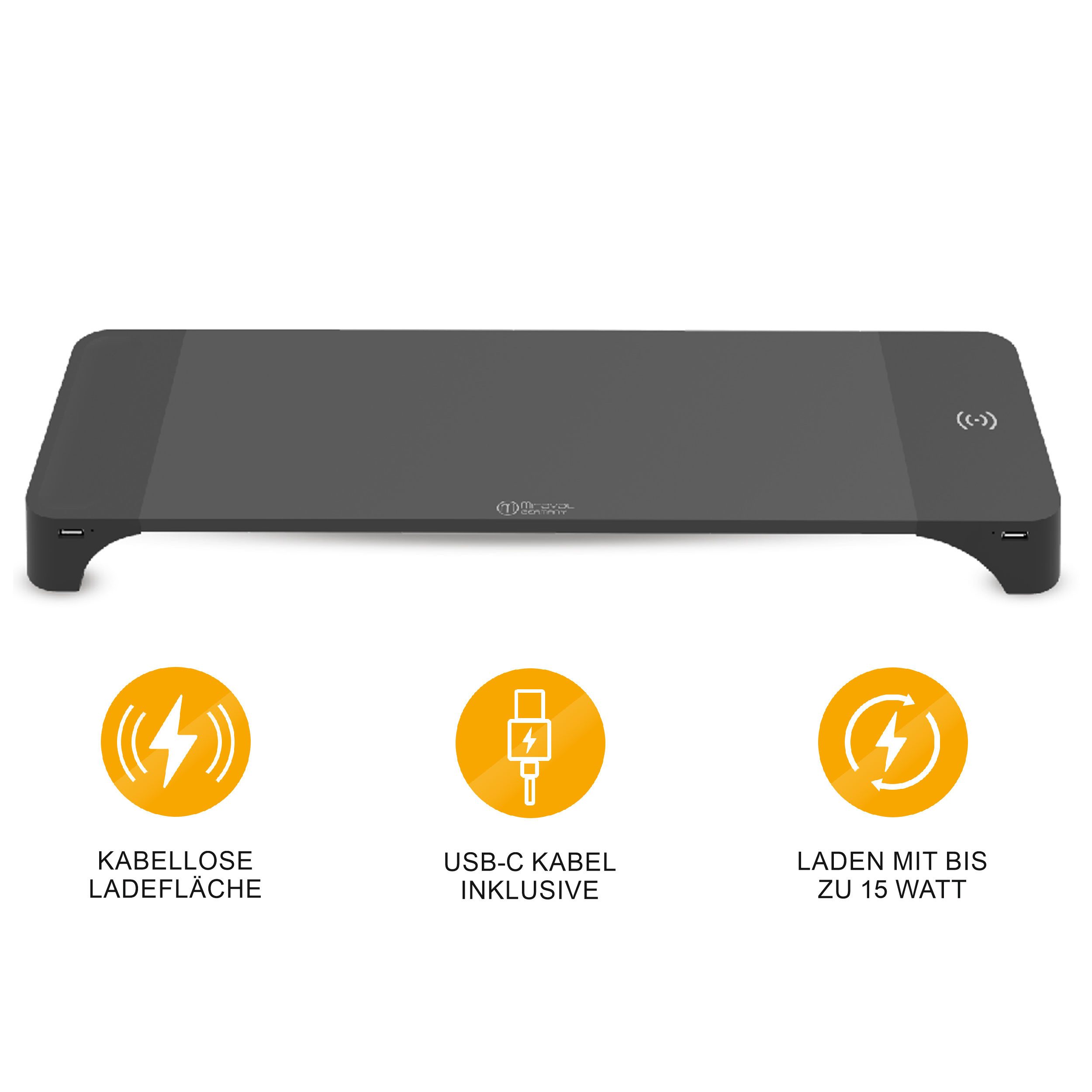 Miraval Monitor-Ständer mit kabelloser Ladefläche Wireless Charger