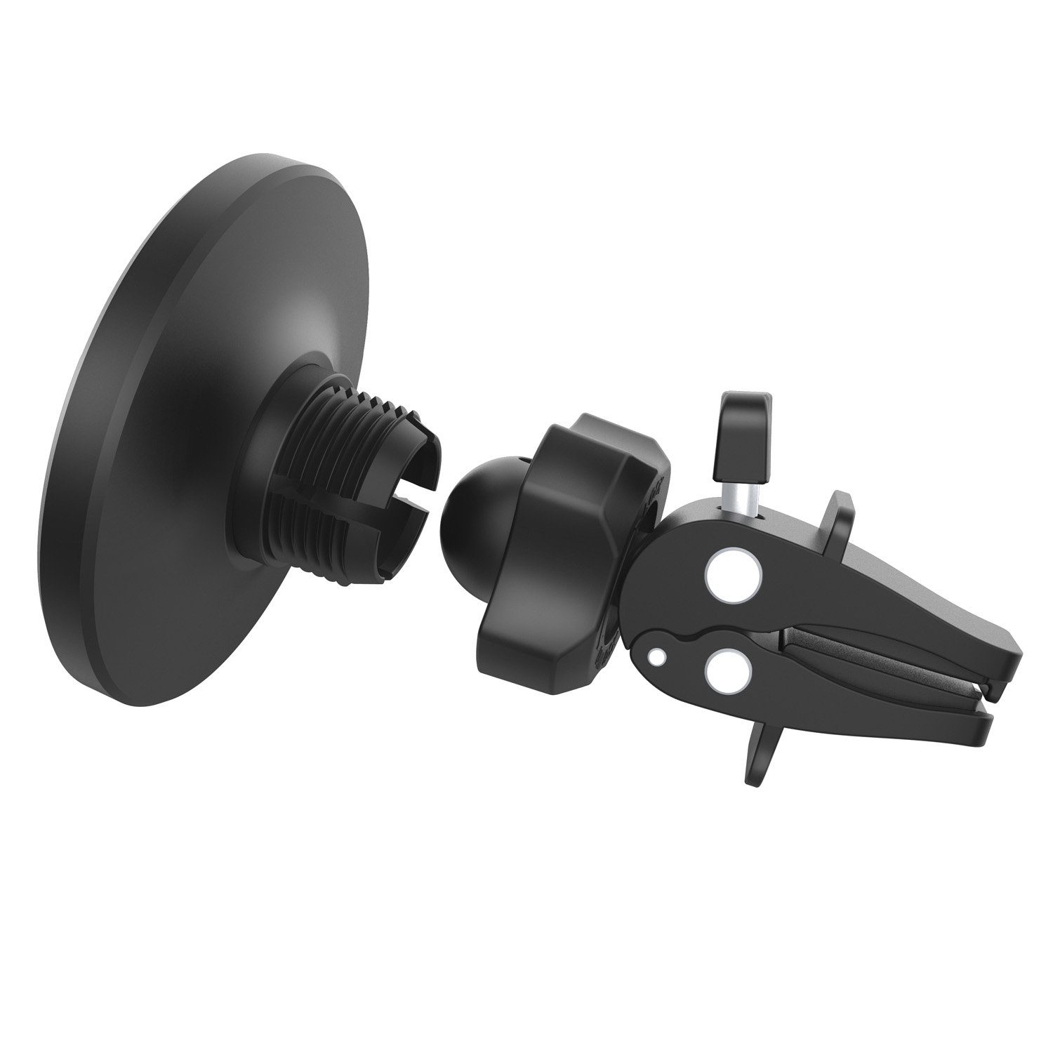 Wicked Chili Smartphone-Halterung KFZ MagSafe Lüfter Autohalterung für iPhone 17 16 15 14 13, (1er Set, 2-tlg., 2in1 Autohalterung & MagSafe Wireless Ladeadapte – Bild 4 von 5