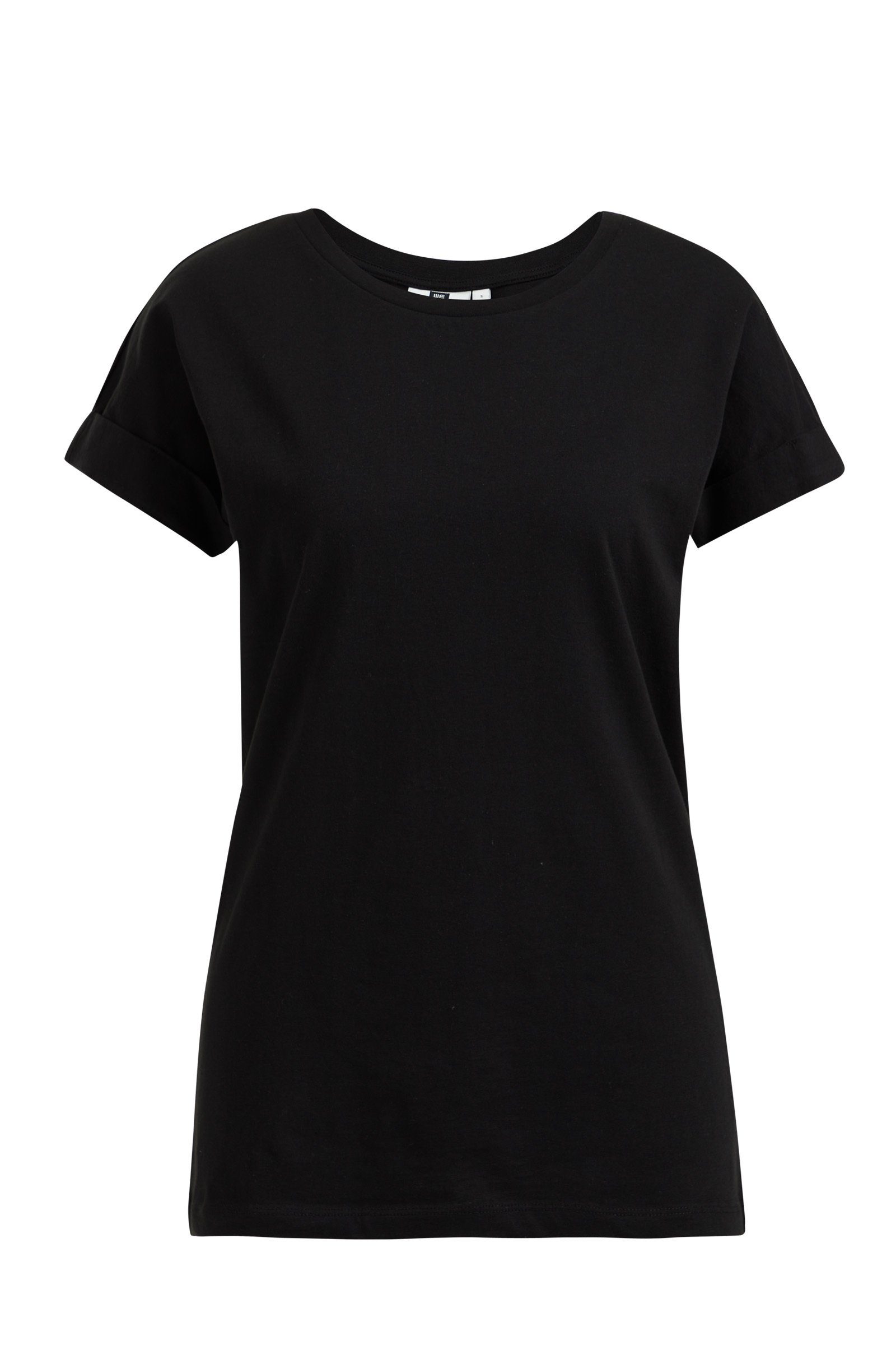 Schwarz WE T-Shirt (1-tlg) Fashion