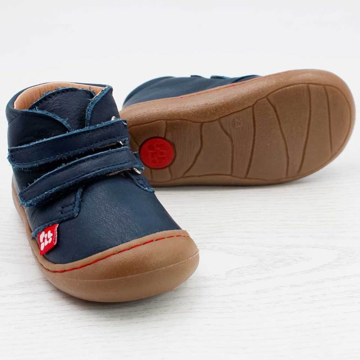 POLOLO Kinderschuhe, Schlupfstiefel "Nino" Barfußschuh spezielle für Kinder entwickelte Sohle