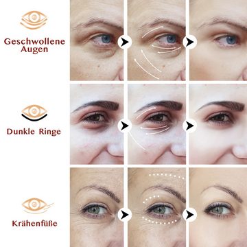 ALIVER Anti-Aging-Augencreme Augencreme Augenstift Augenringe mit Kollagen Hyaluronsäure Koffein, 1-tlg., Augencreme