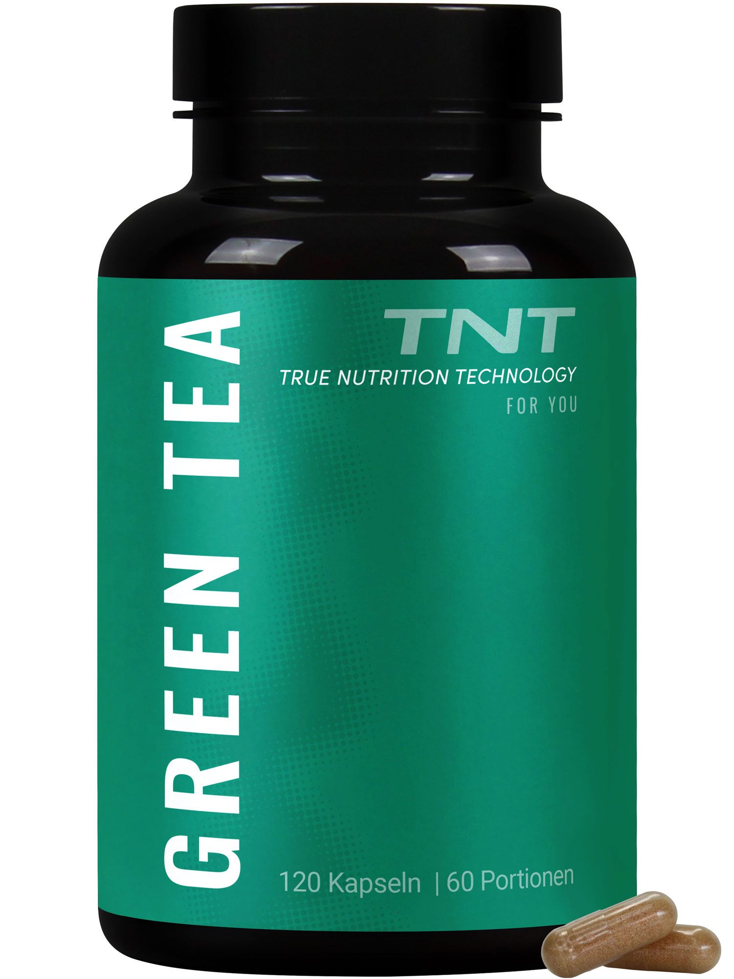 TNT (True Nutrition Technology) Green Tea - hohen EGCG-Gehalt von 150mg/Kapsel Kapseln, 120 St., 72 g