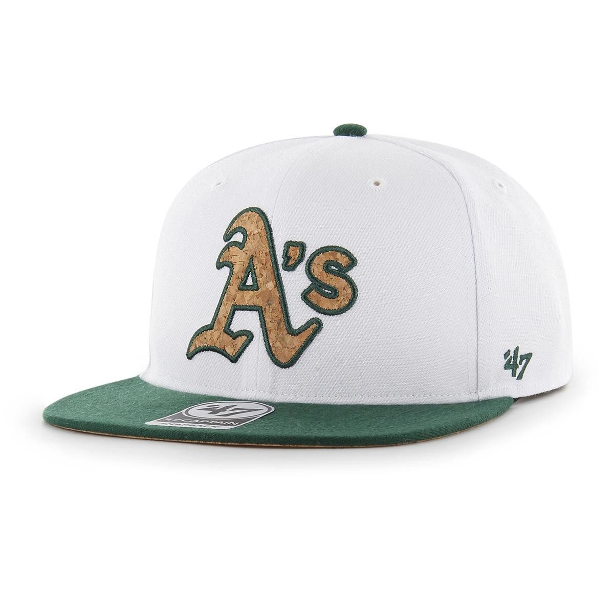 Snapback Cap '47 Brand MLB Oakland Athletics Corkscrew 47 CAPTAIN Cap