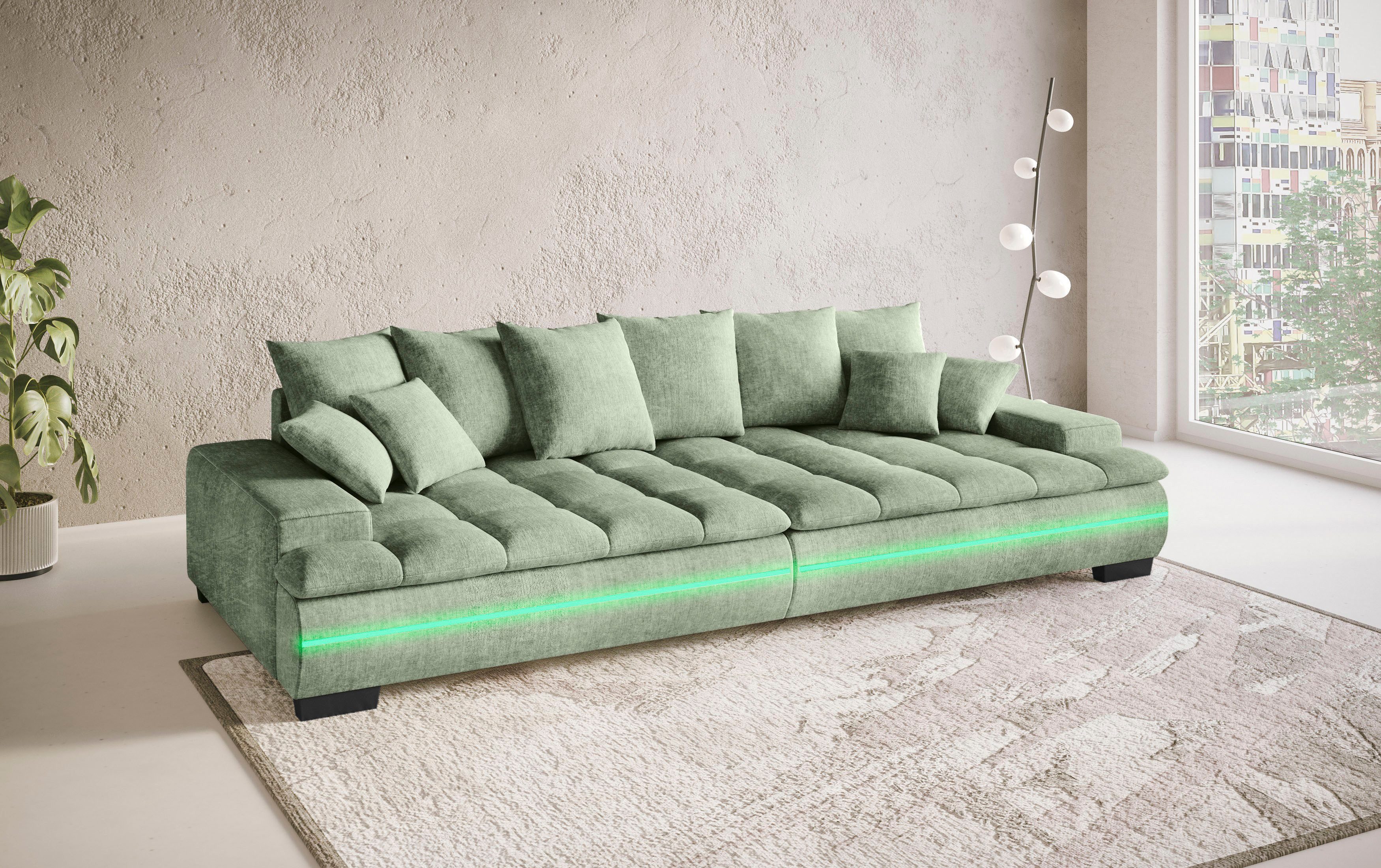 Mr. Couch Big-Sofa Haiti II RGB-LED, günstig online kaufen