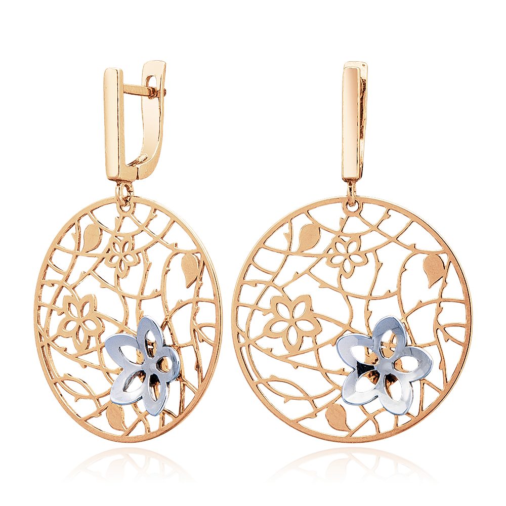 Secretforyou Creolen-Set Ohrringe Hänger Silber vergoldet Roségold Optik Ec günstig online kaufen