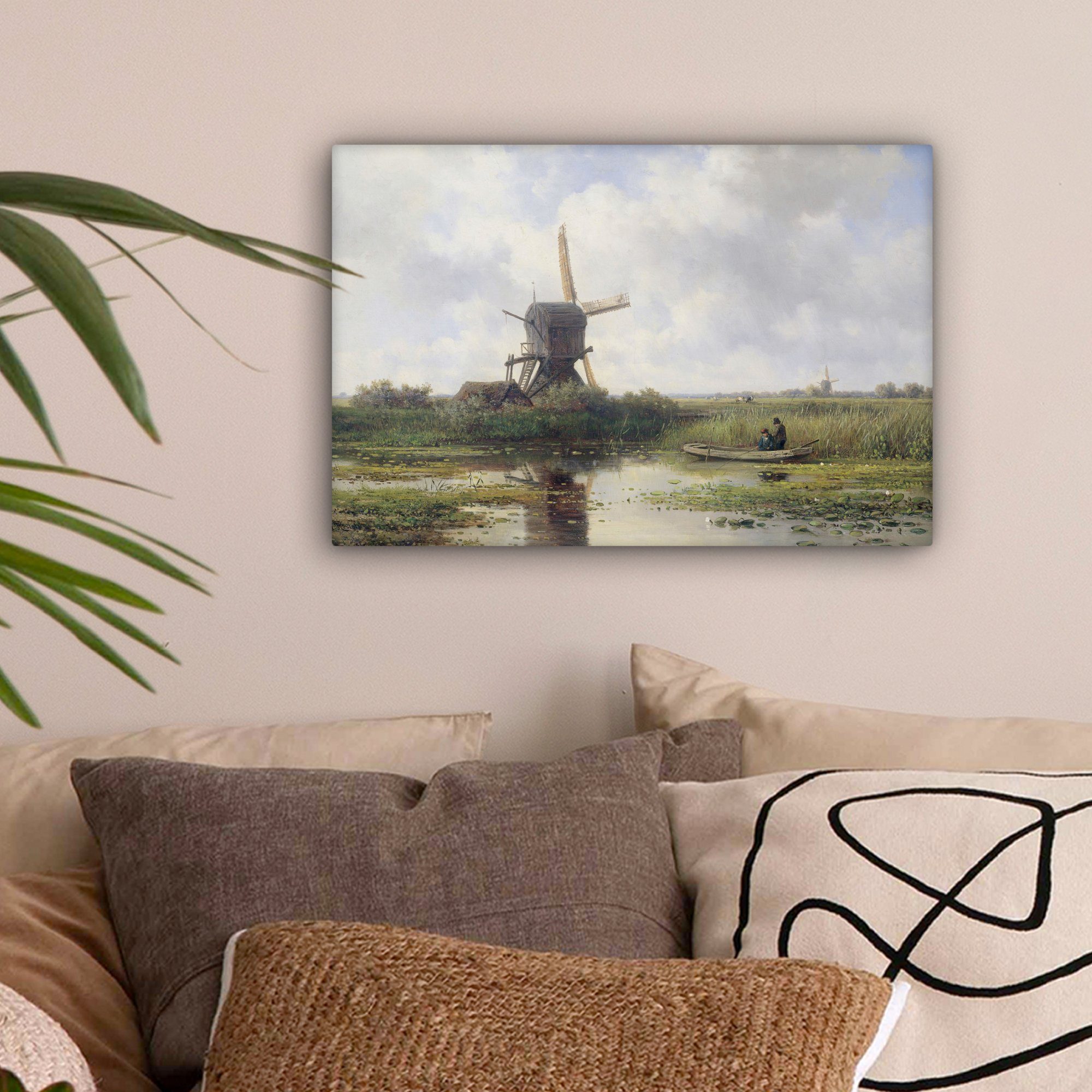 OneMillionCanvasses® Leinwandbild Mühle - Willem Roelofs günstig online kaufen