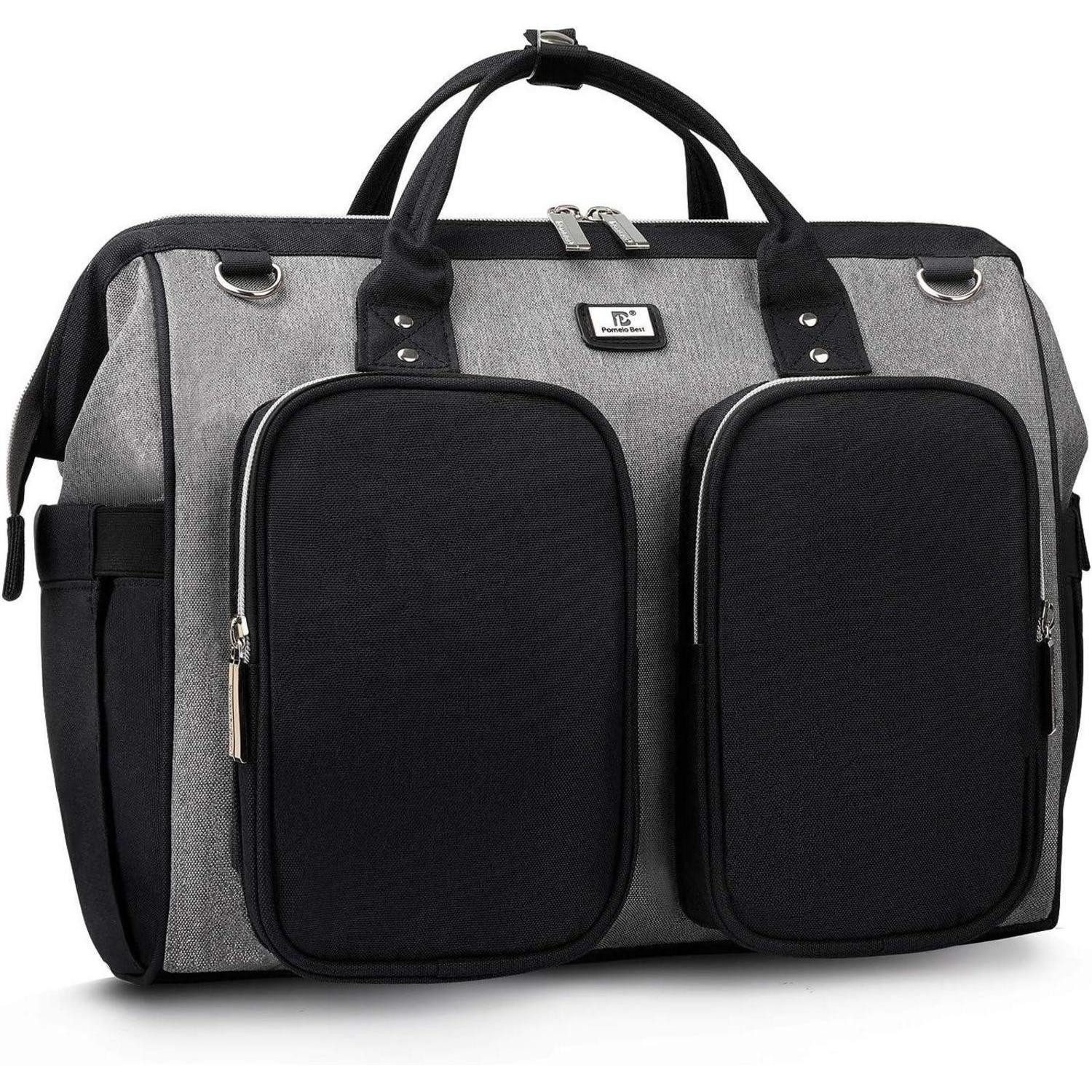 LuxusKollektion Wickeltasche Wickeltasche mit wasserdichter Wickelunterlage, Kinderwagenhaken