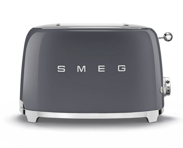 Smeg Toaster SMEG Toaster 2-Schlitz-2-Scheiben-Toaster Kompakt TSF01