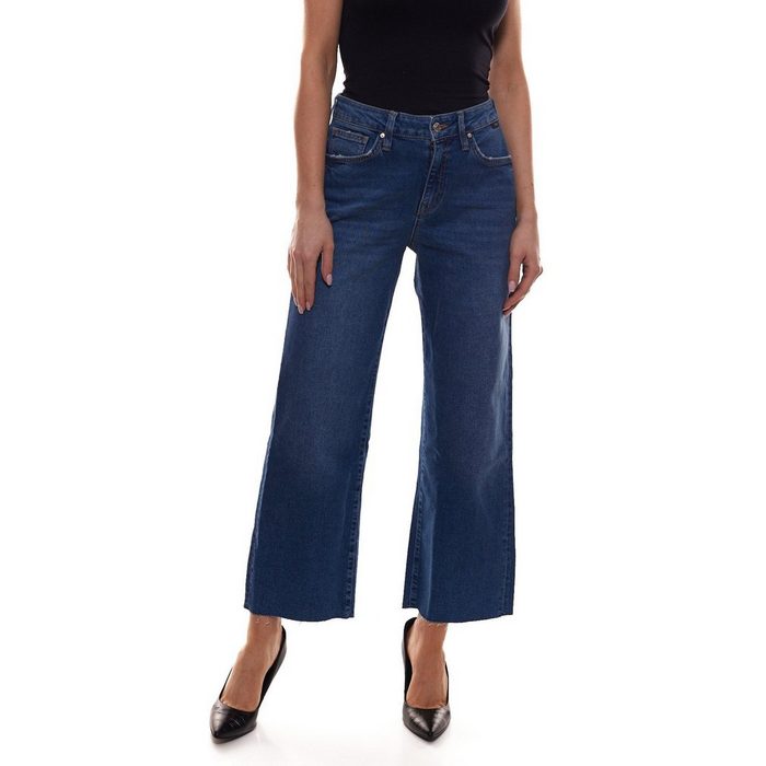 Mavi Regular-fit-Jeans Mavi Romee Denim-Hose stylische Damen Jeans Ausgeh-Hose mit dezenten Sitzfalten-Effekten Blau
