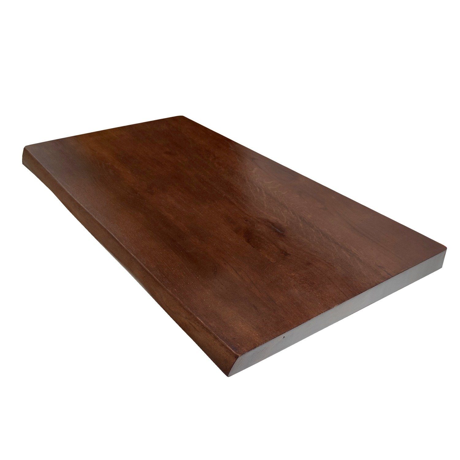 DM-Handel Waschtischplatte Eiche Holz Waschbeckenplatte WENGE (Naturkant Waschbecken, von 40 cm bis 120 cm Breit massiv Holz Waschtisch), 40 mm starke Platten