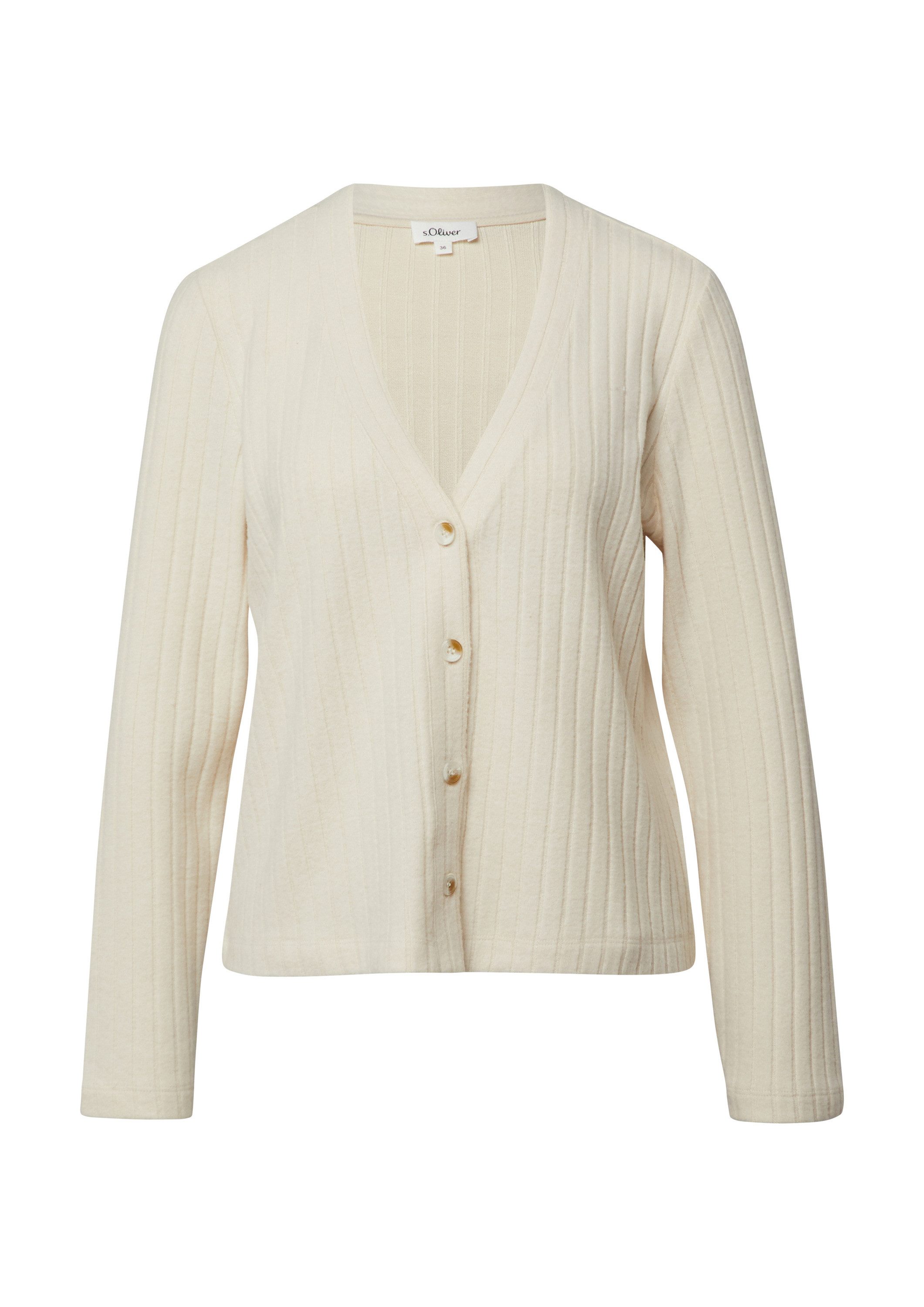 s.Oliver Cardigan T-Shirt Weicher Jerseycardigan