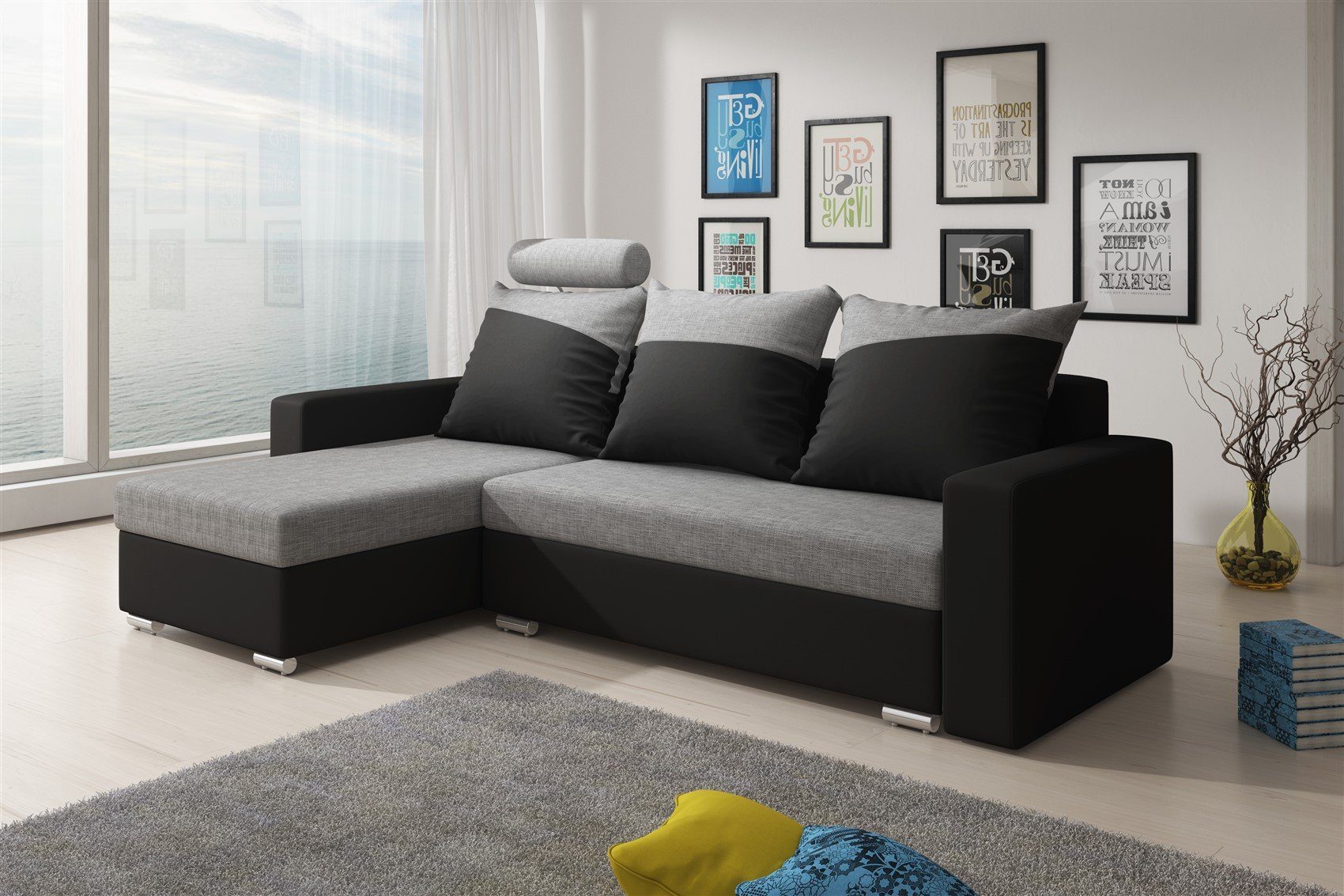 Fun Möbel Ecksofa Ecksofa NORA mit günstig online kaufen