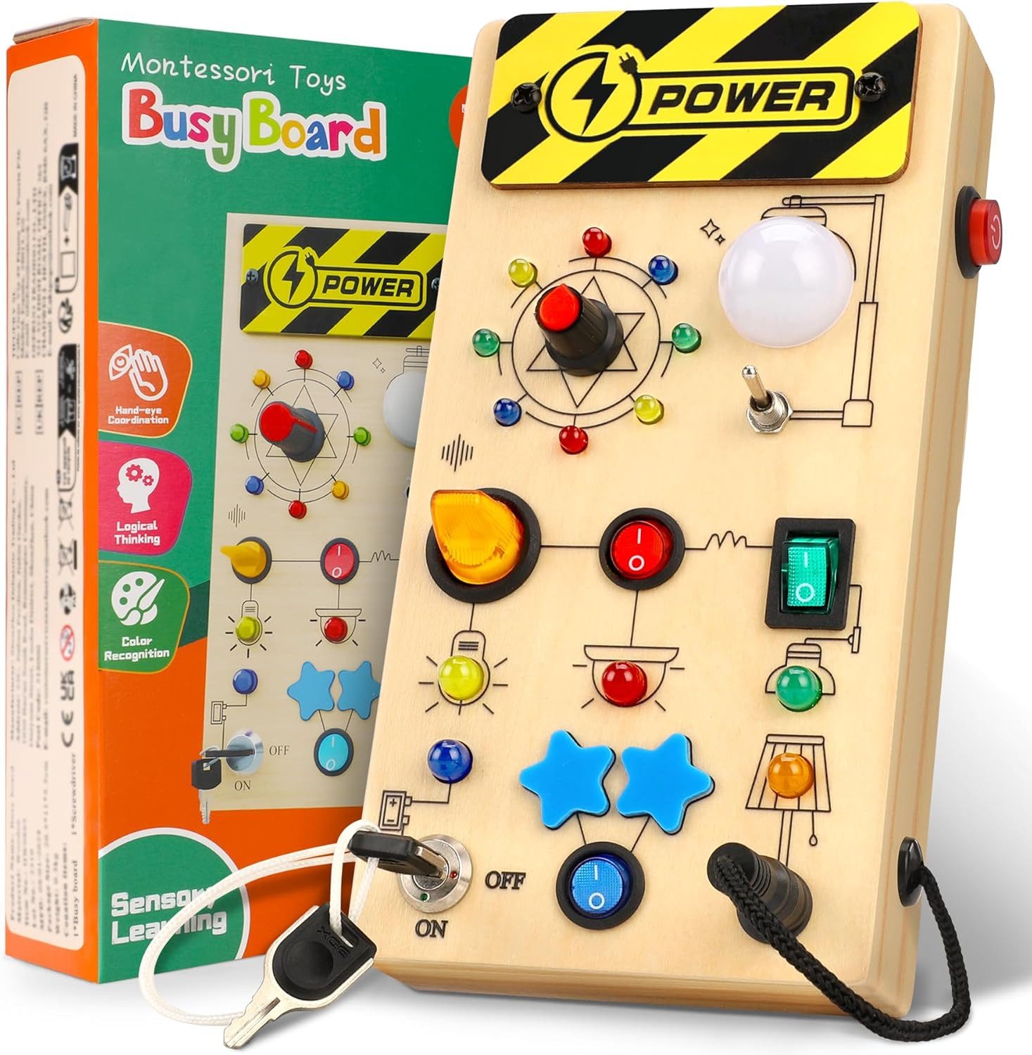 POPOLIC Lernspielzeug Montessori Spielzeug - Busy günstig online kaufen